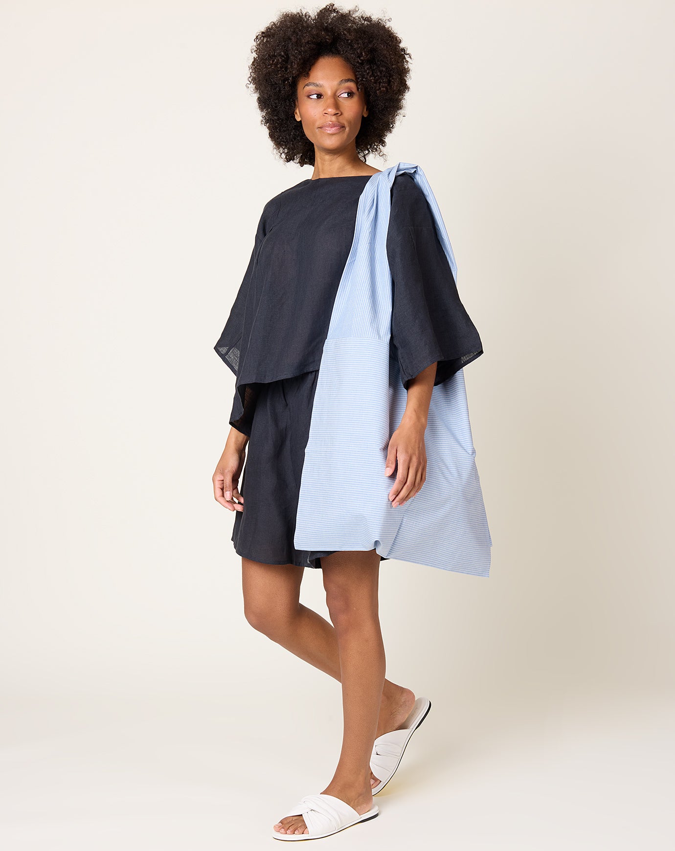 Baserange Hale Bag in Blue Stripe