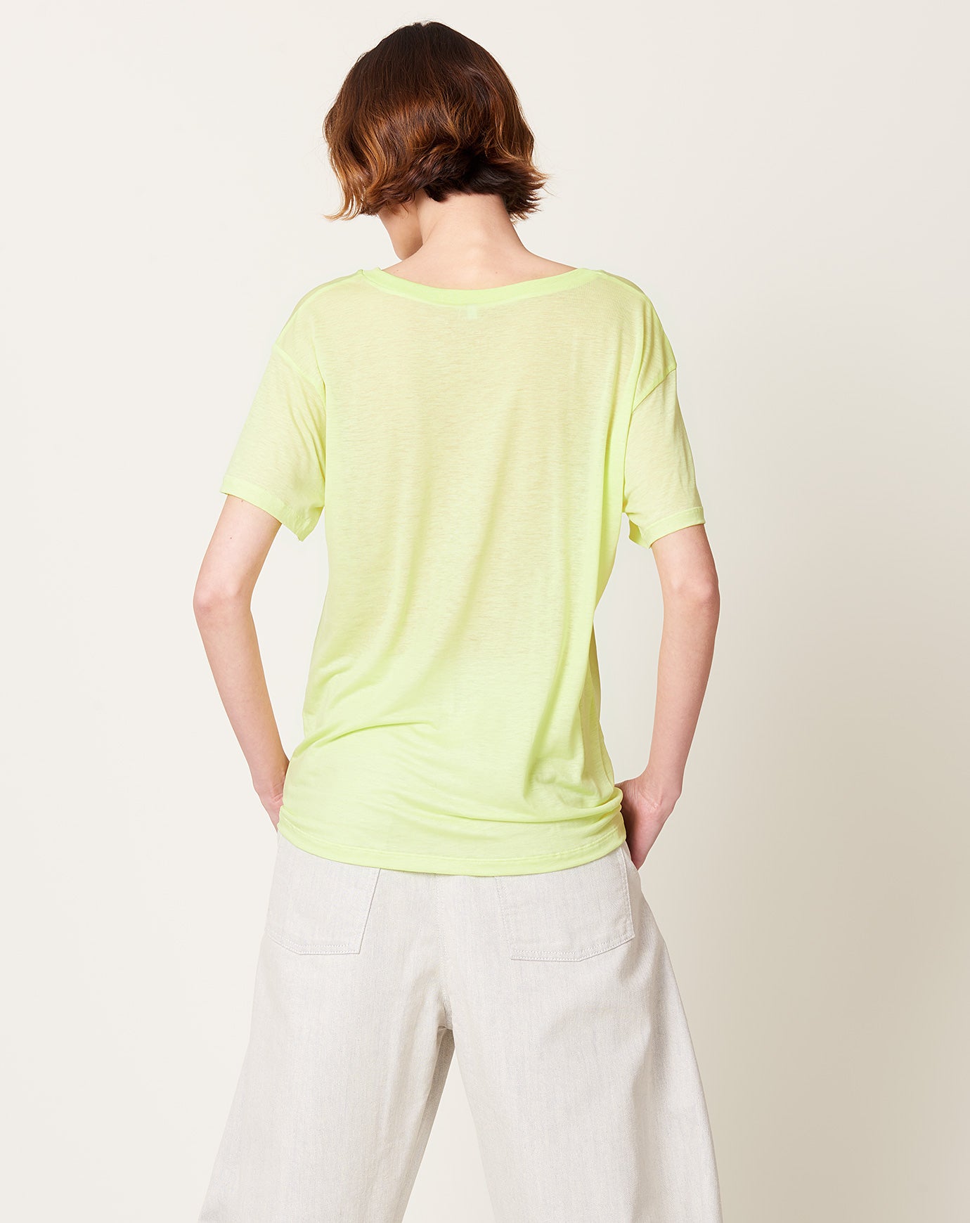 Baserange Loose Tee in Lime