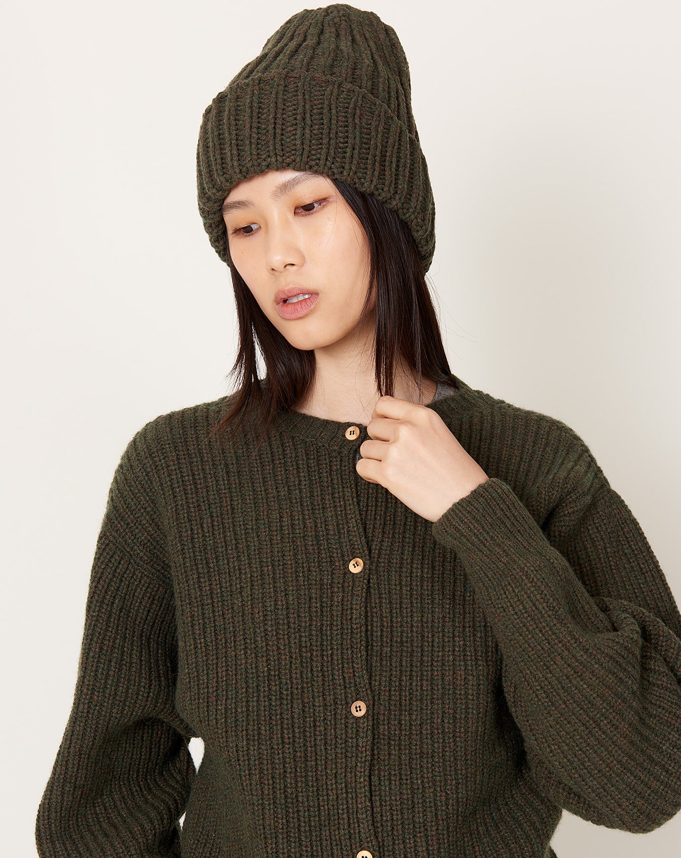 Baserange Mea Beanie in Foret