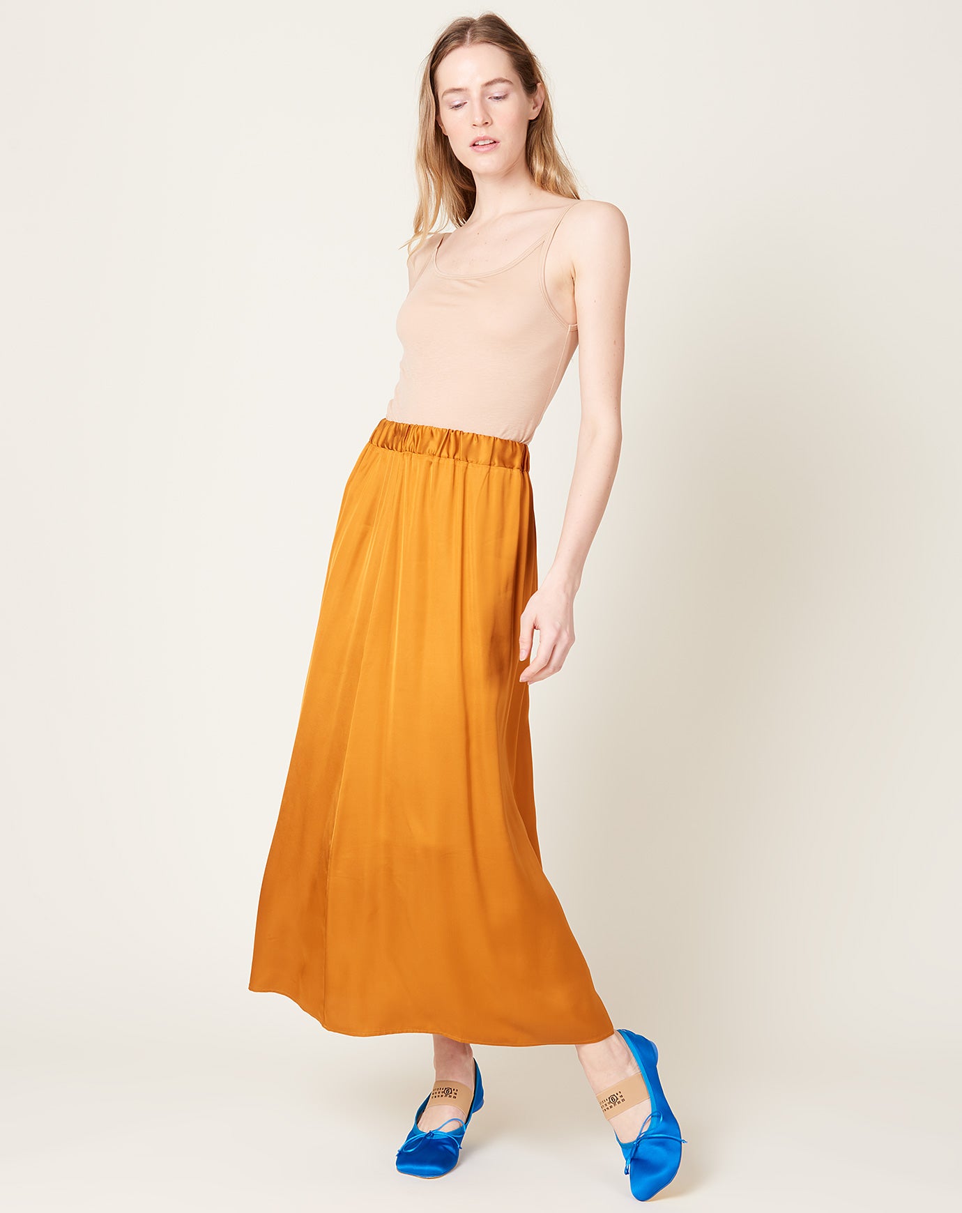 Baserange Neil Skirt in Mina Copper