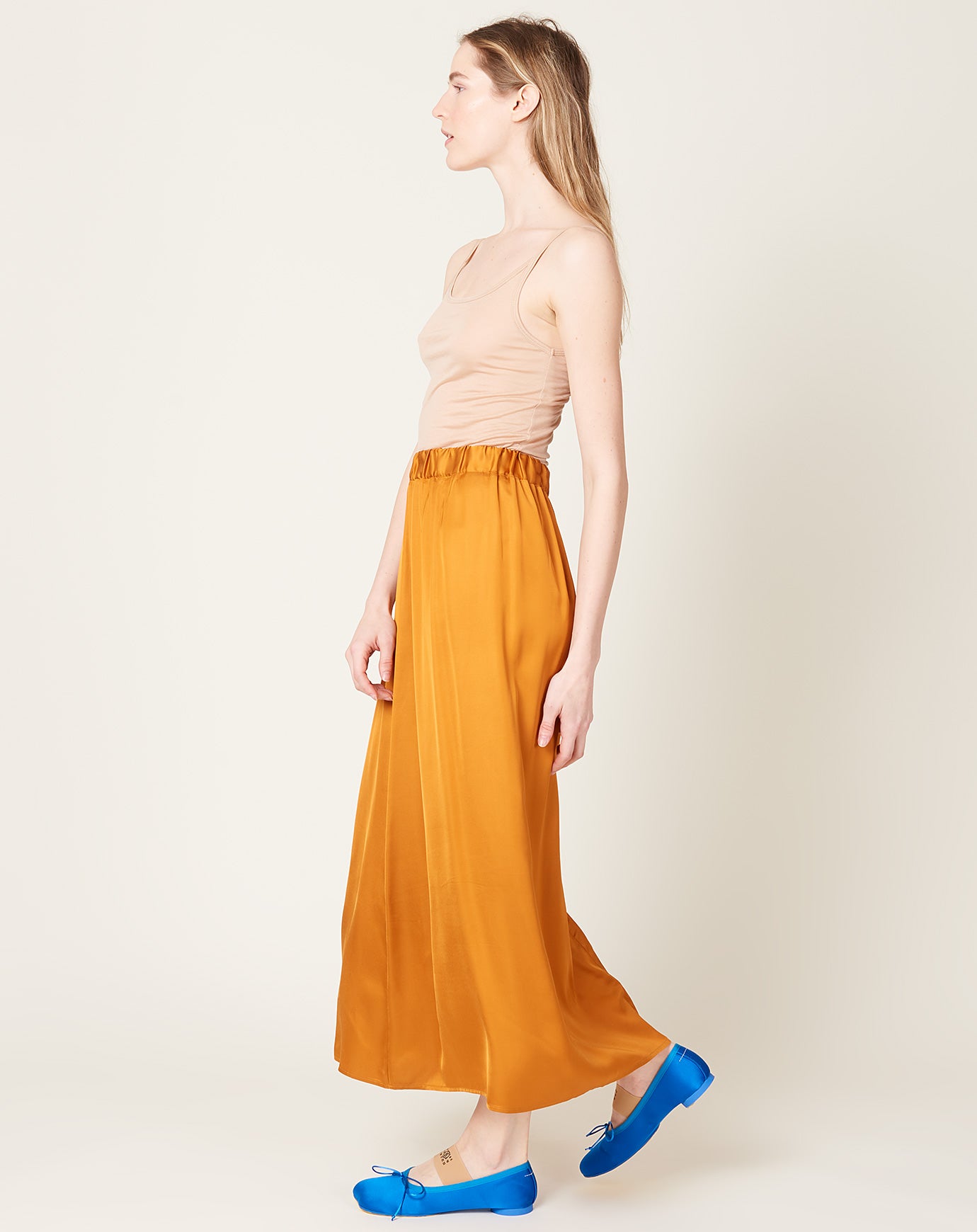 Baserange Neil Skirt in Mina Copper