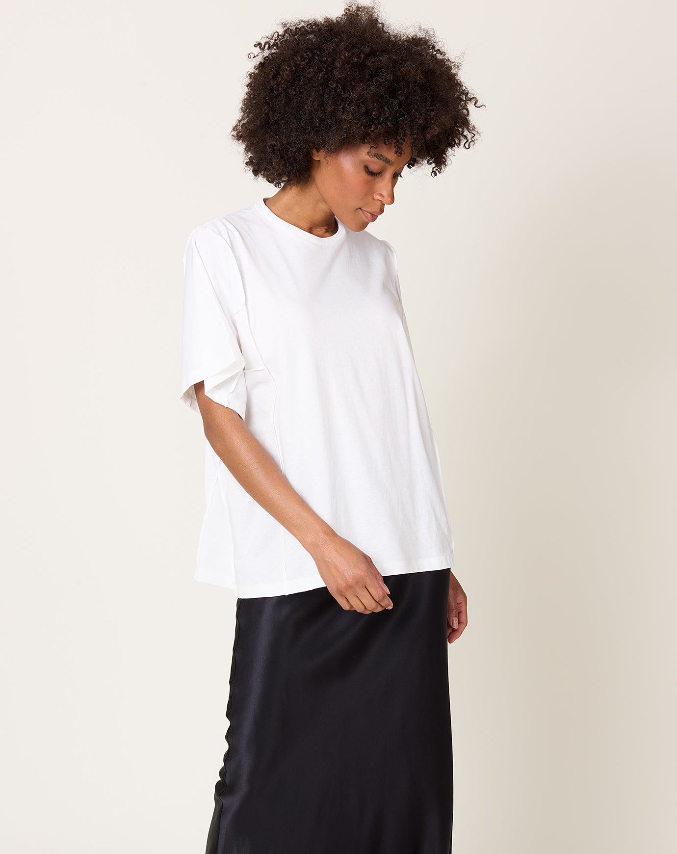 Baserange Poi Tee Shirt in Off White
