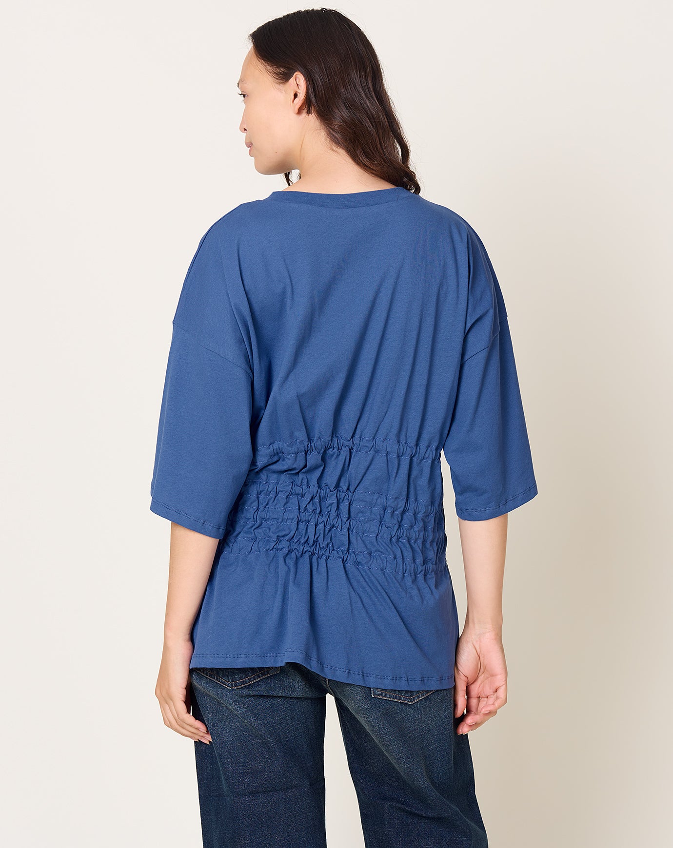 Baserange Rezi Tee in Finch Blue