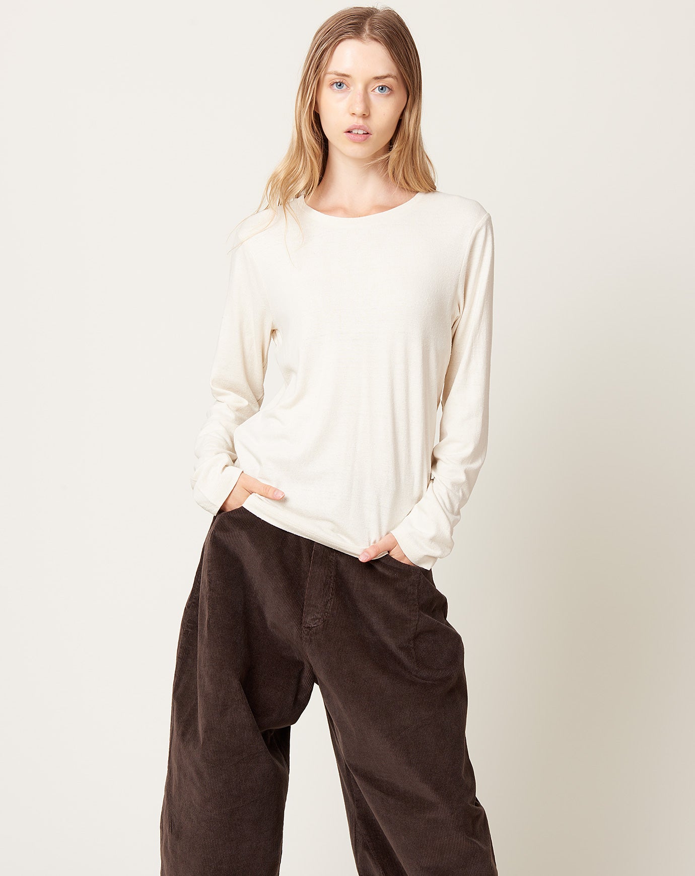 Baserange Silk Long Sleeve Tee