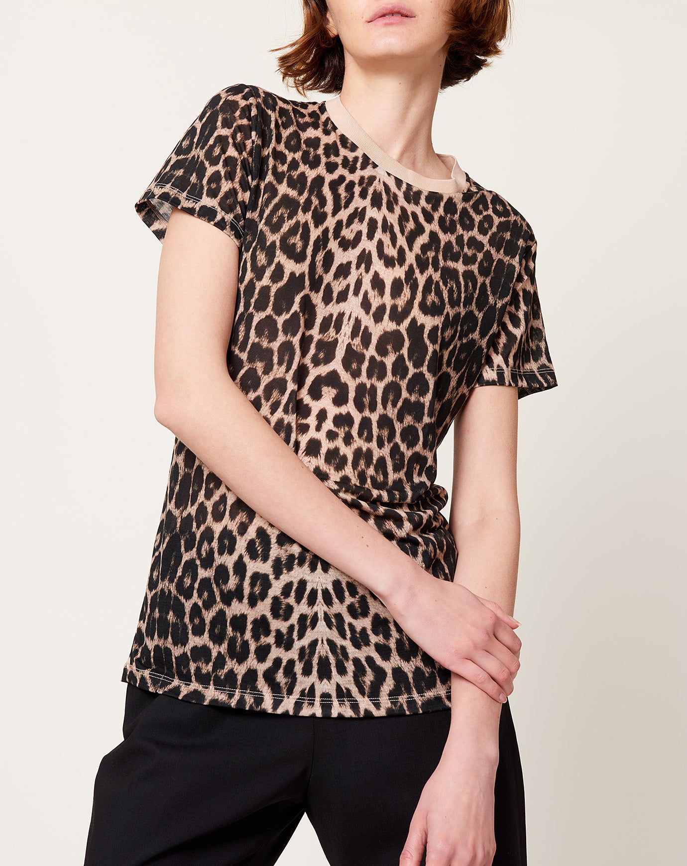 Baserange Tee Shirt in Leopard