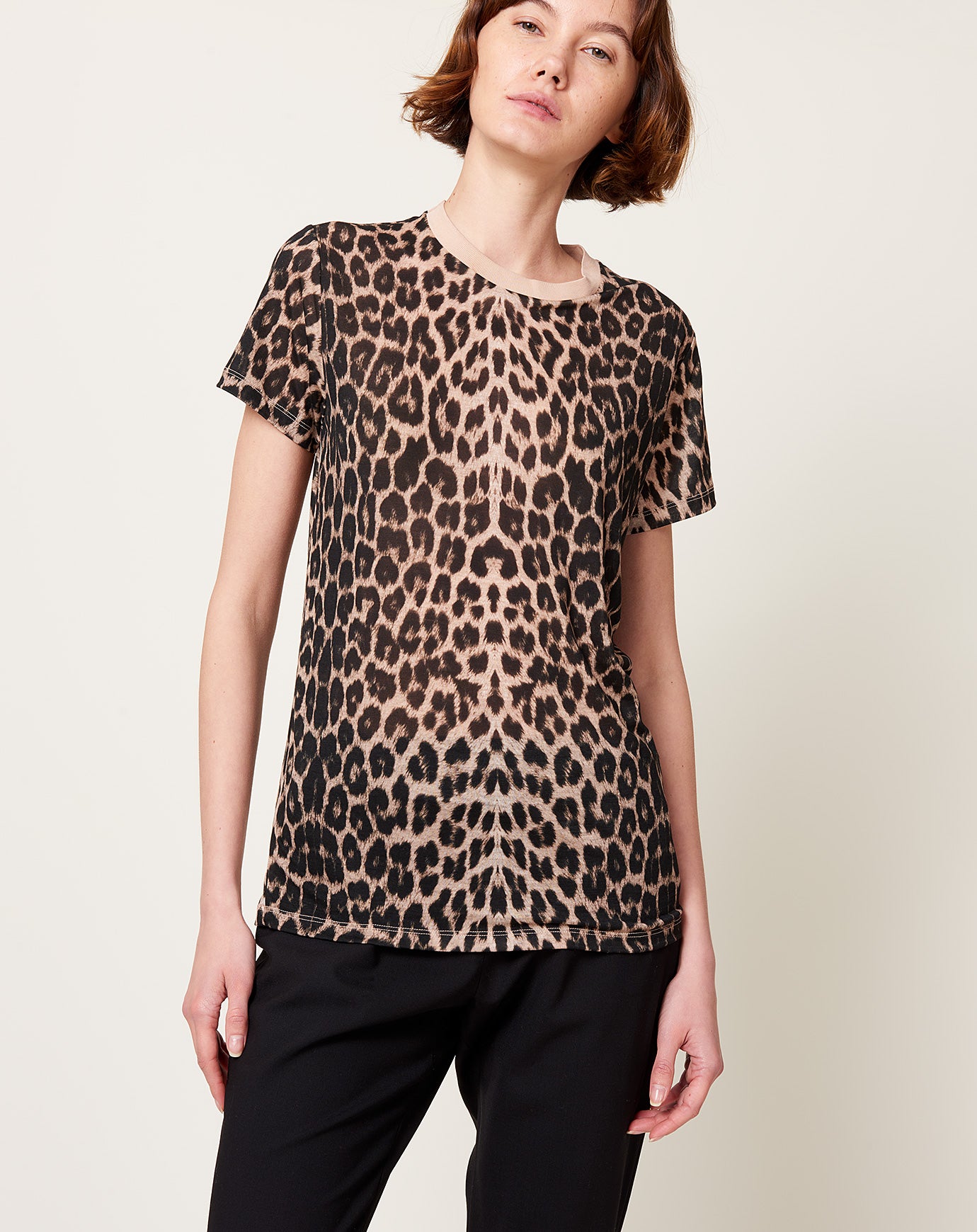 Baserange Tee Shirt in Leopard