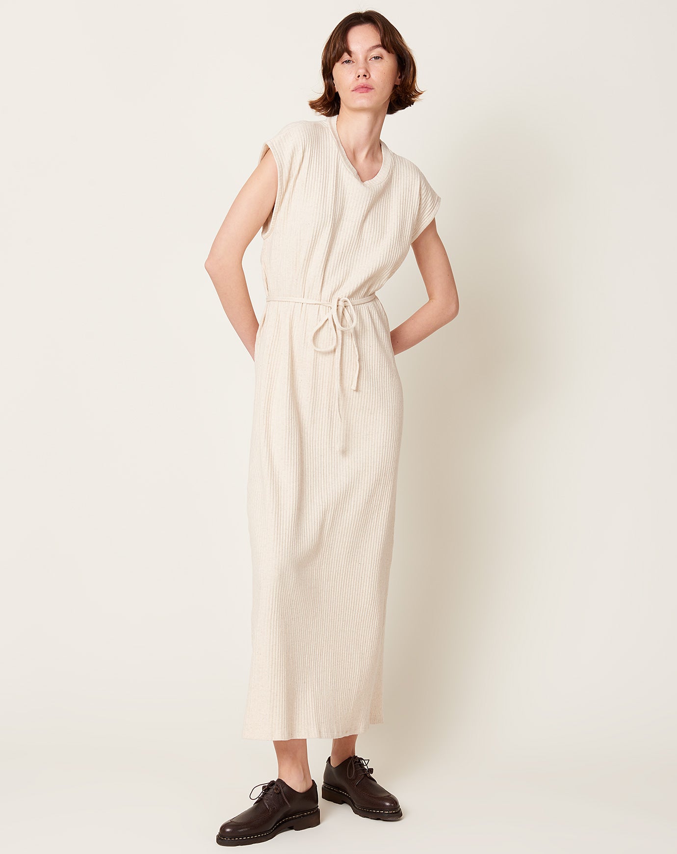 Baserange Undyed Shaw Sleeveless Dress