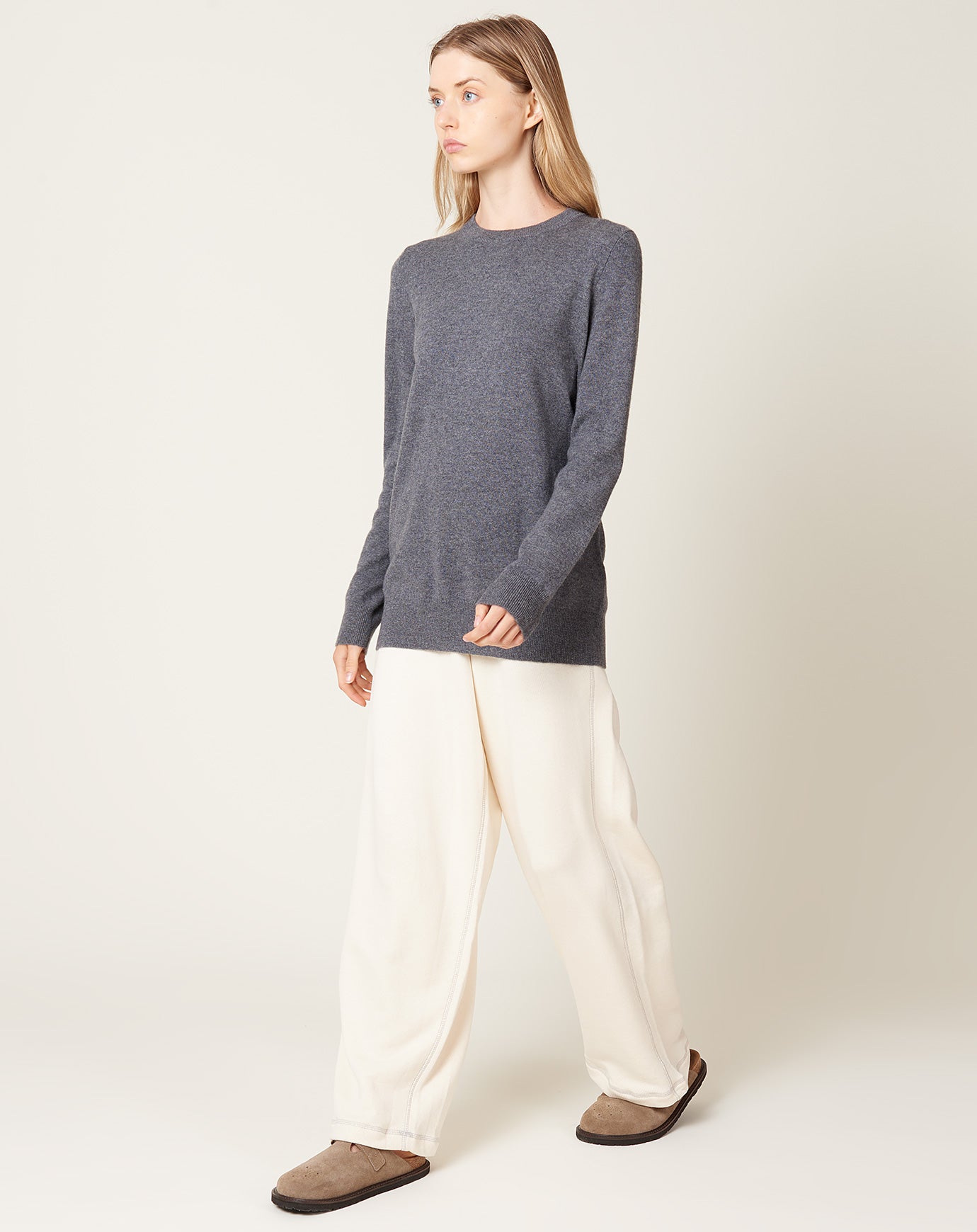 Baserange Way Boat Sweatshirt in Undyed (Path Grey)