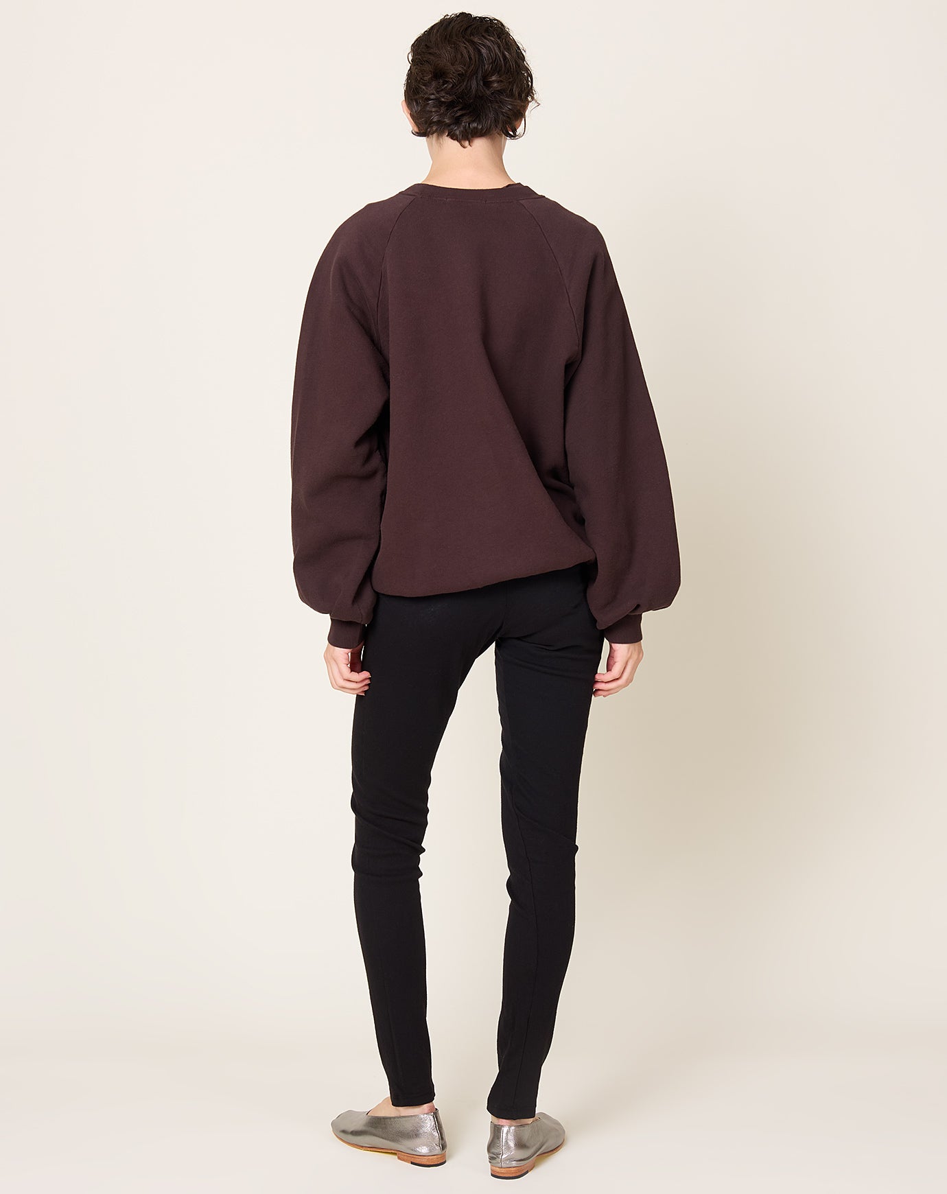 Black Crane Leggings in Black