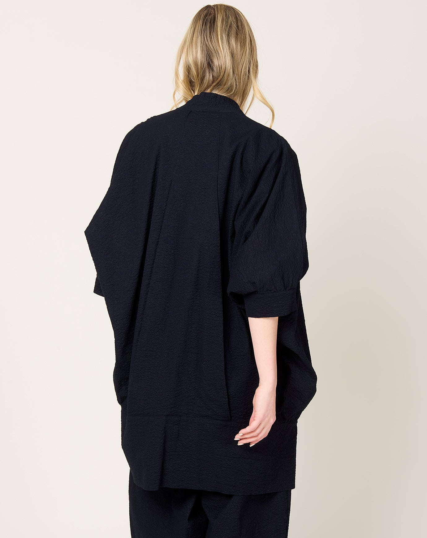 Black Crane Spoon Jacket in Midnight