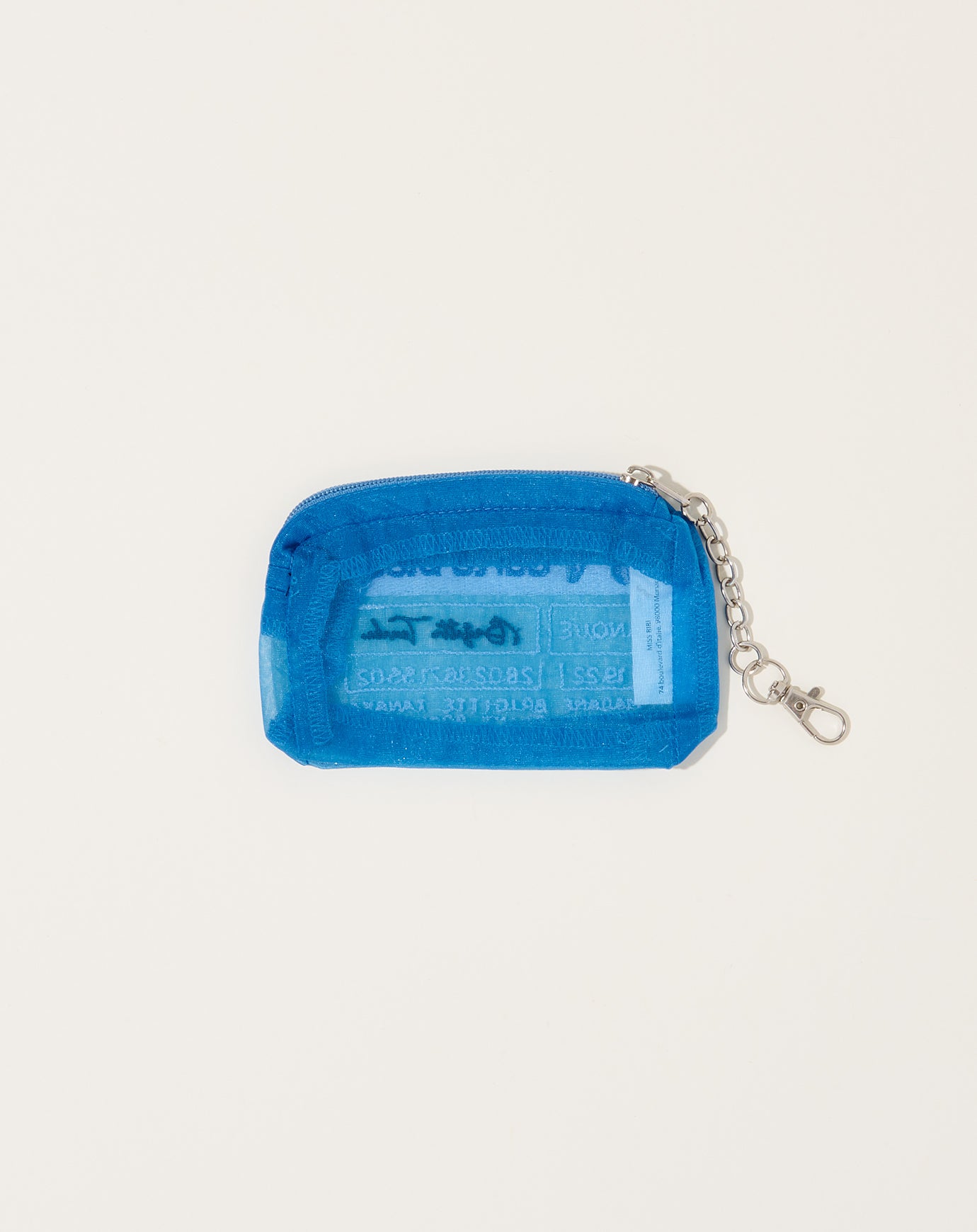 Brigitte Tanaka Organza Carte Pouch in Blue