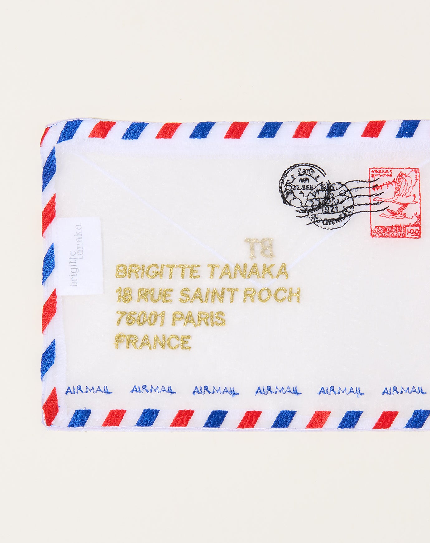Brigitte Tanaka Organza Envelope Pouch