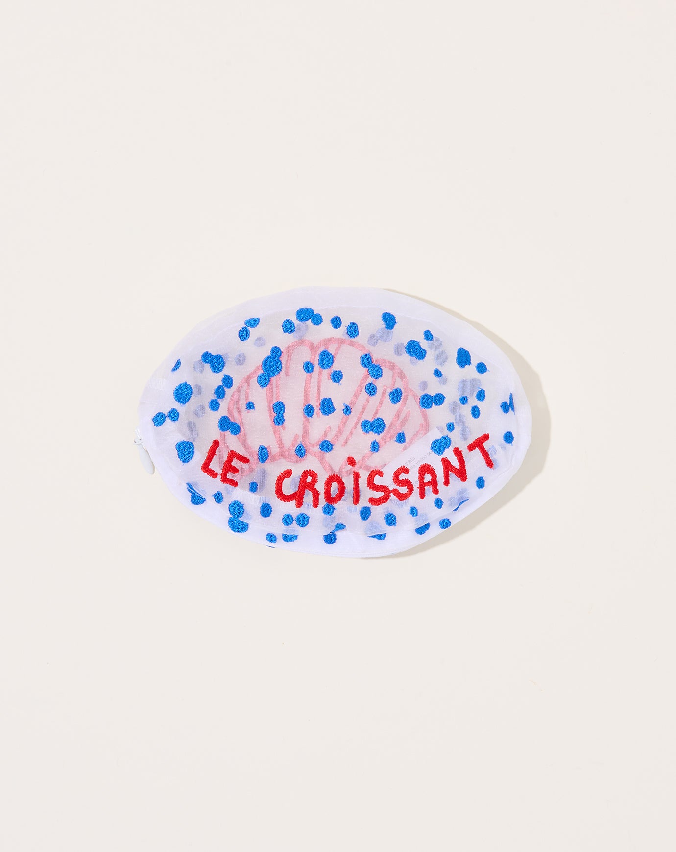 Brigitte Tanaka Organza Croissant Pouch