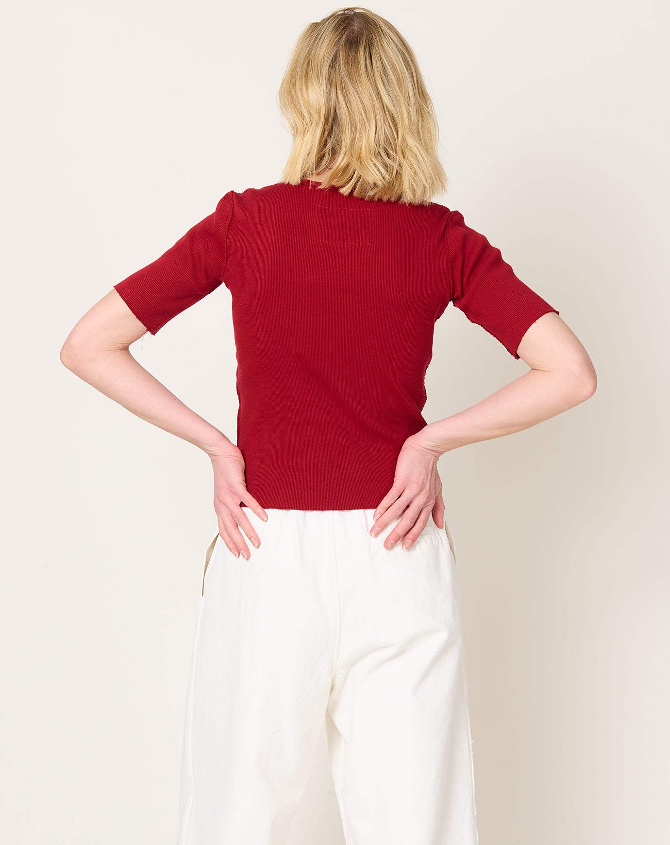 Camiel Fortgens Fitted Tee in Red