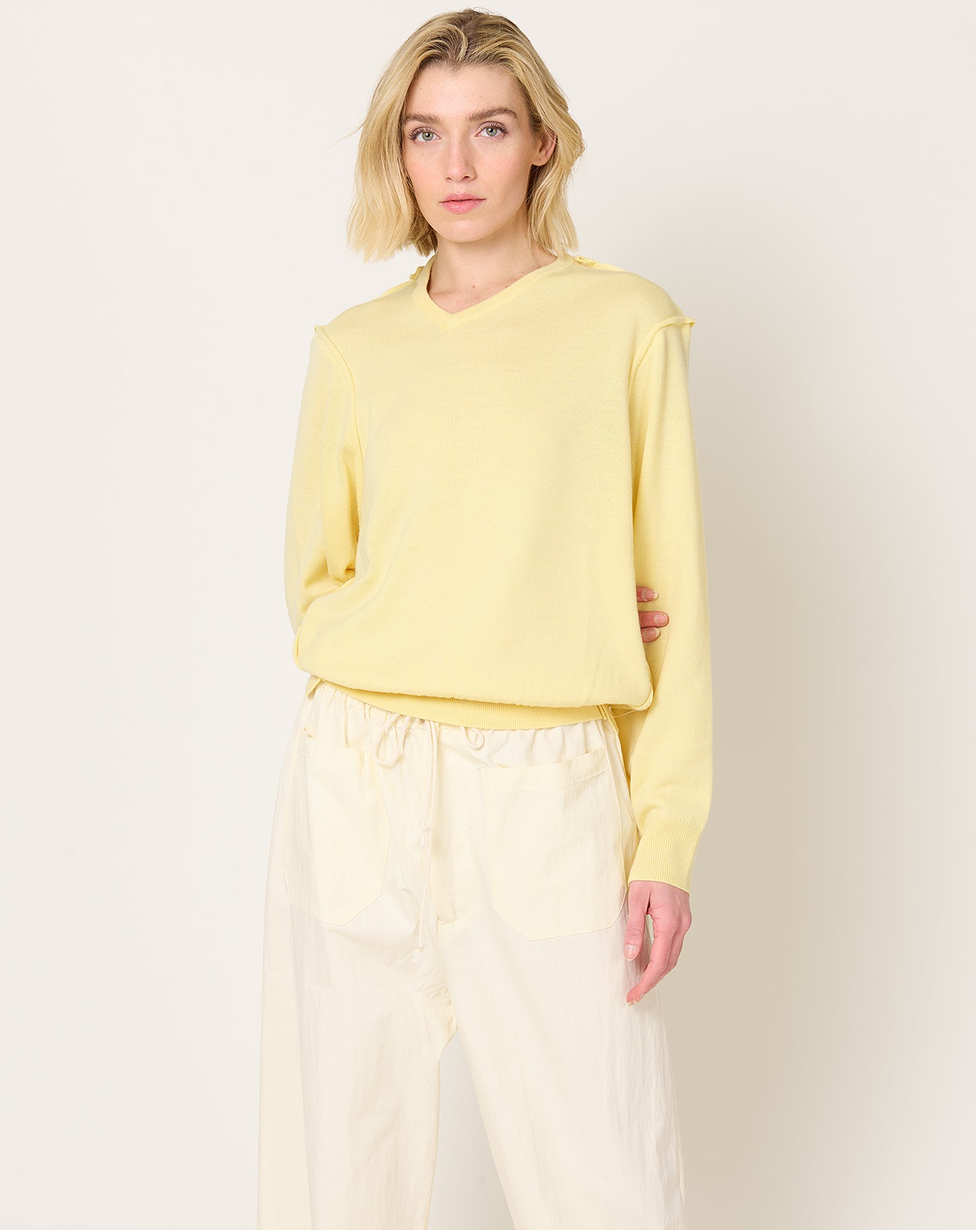 Camiel Fortgens Frankenstein V-Neck in Yellow