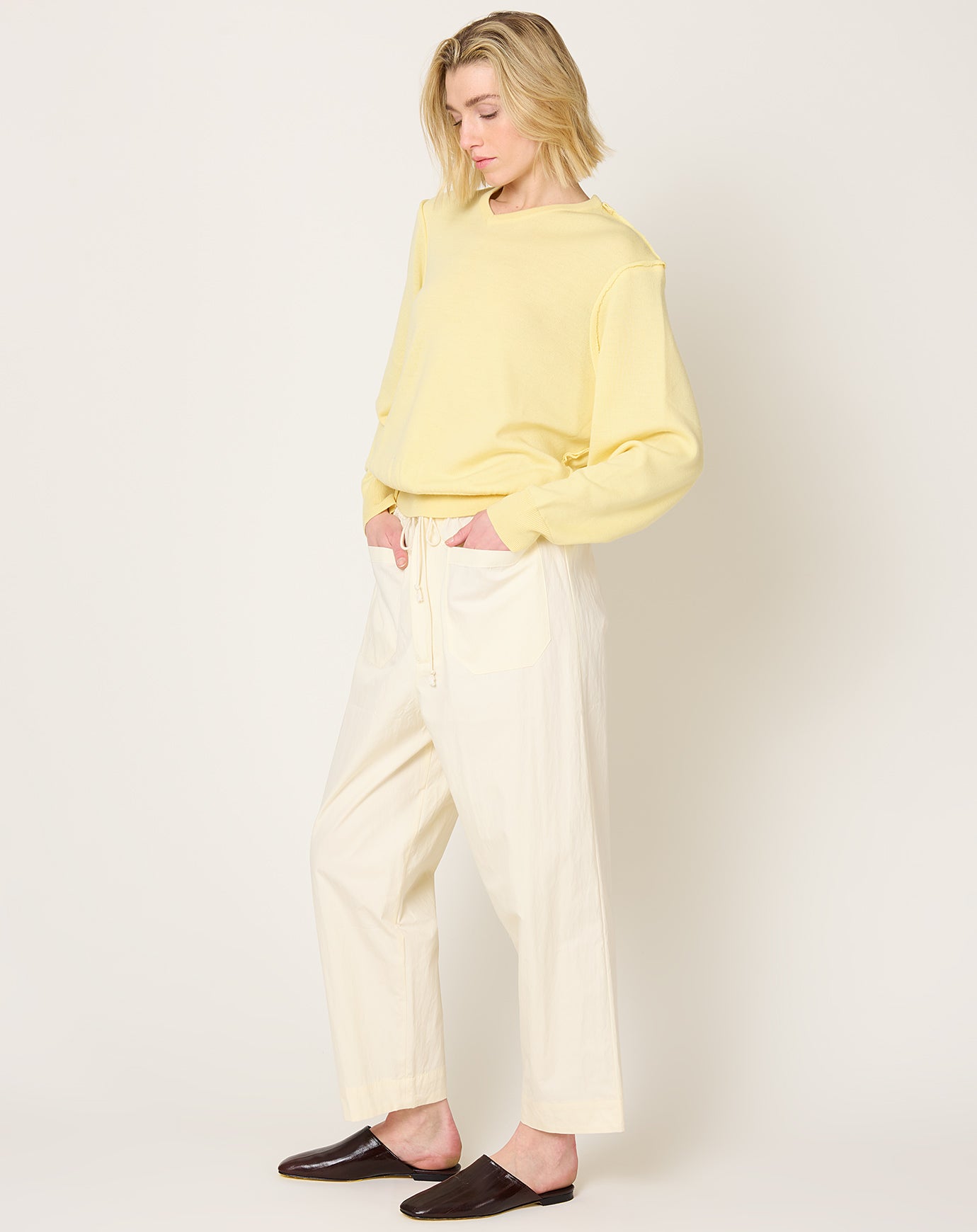 Camiel Fortgens Frankenstein V-Neck in Yellow
