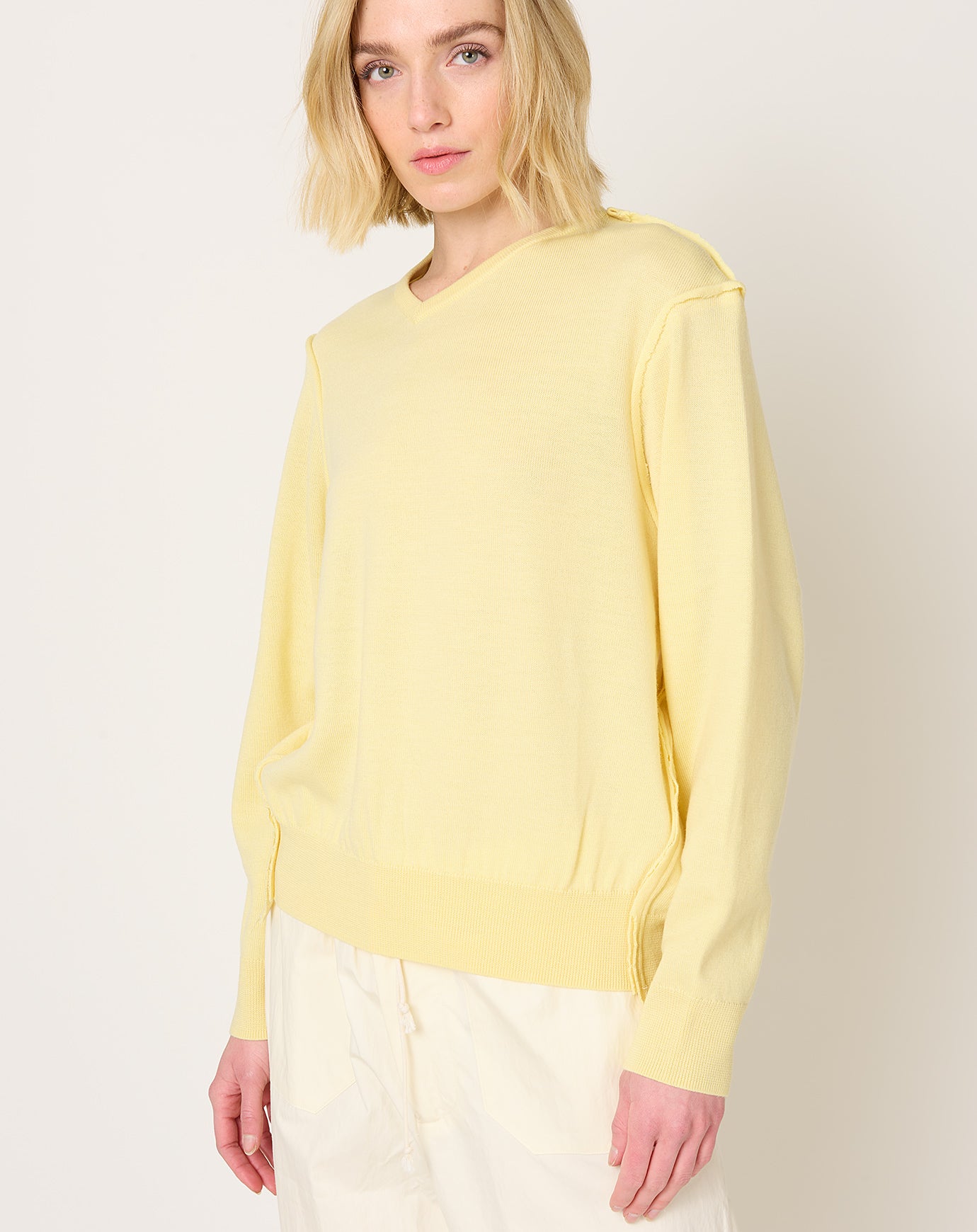 Camiel Fortgens Frankenstein V-Neck in Yellow