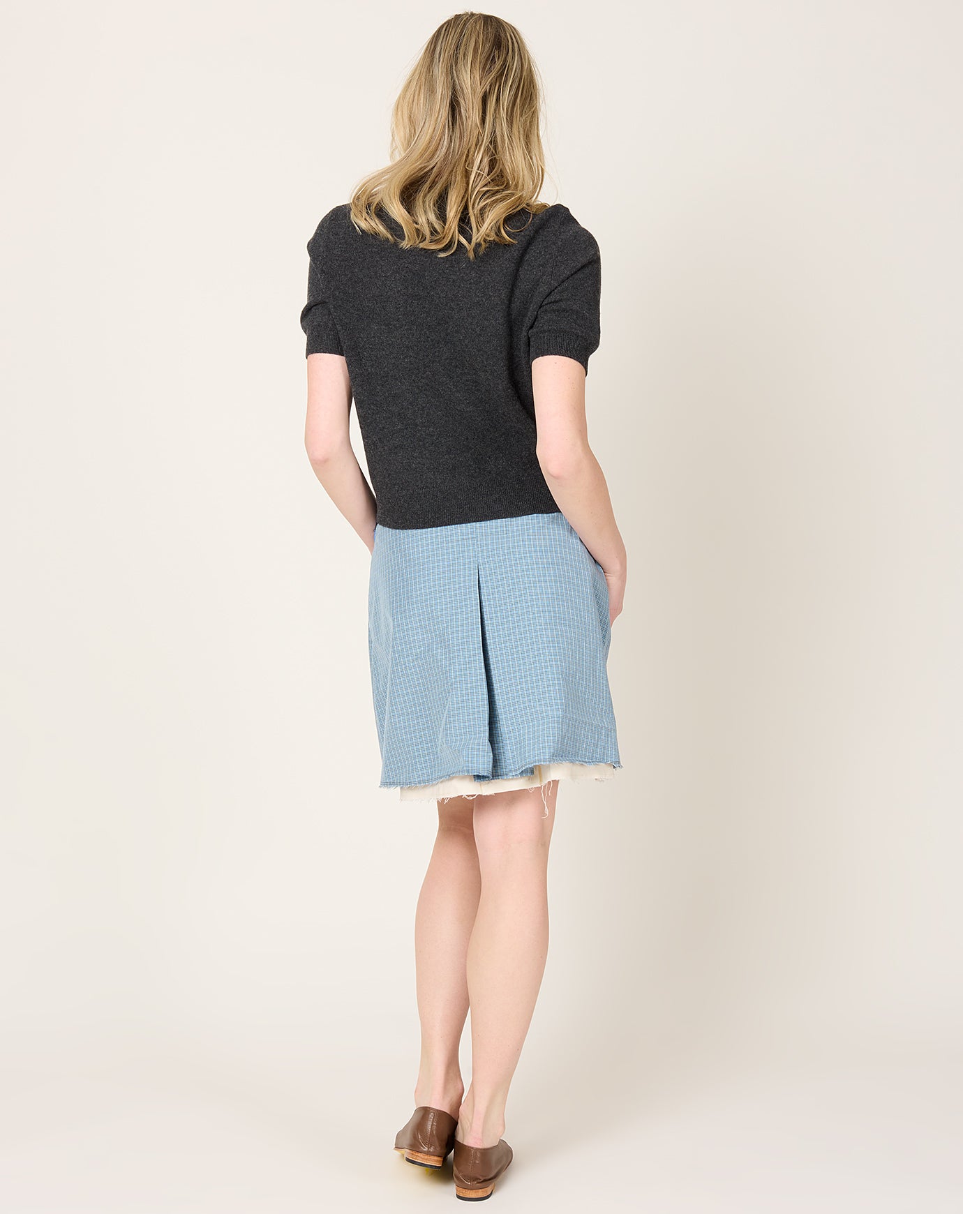 Camiel Fortgens Check Mini Skirt