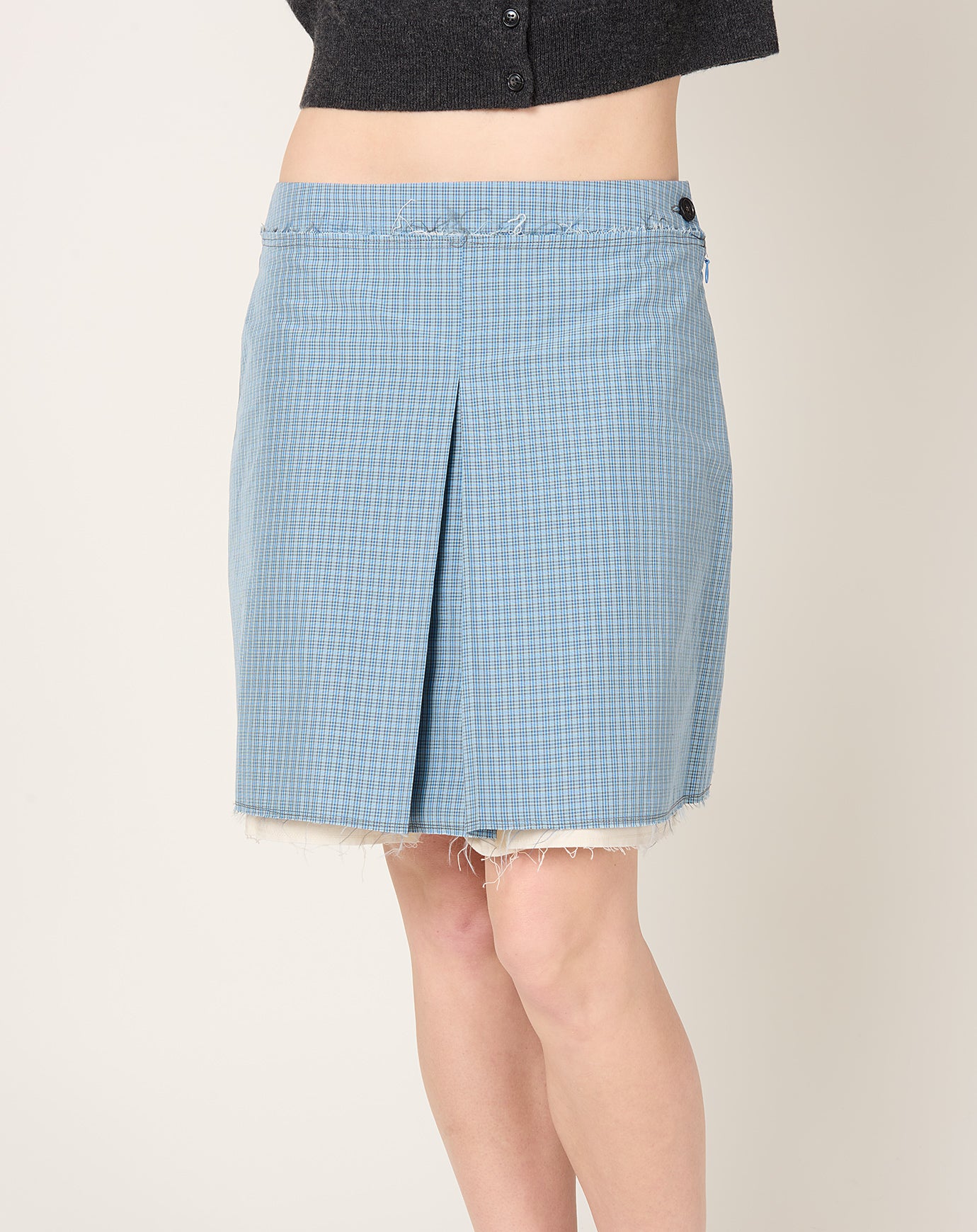 Camiel Fortgens Check Mini Skirt