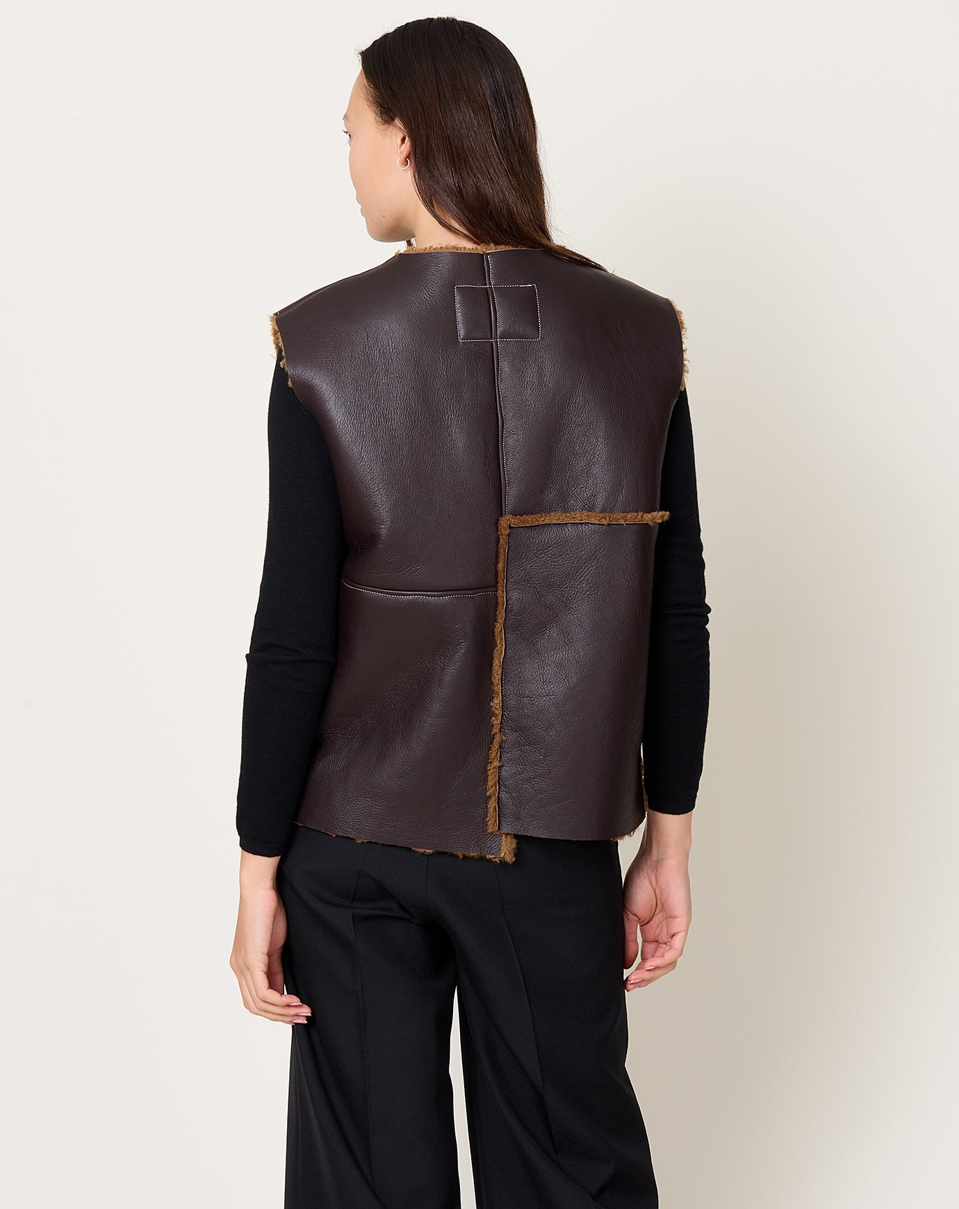 Camiel Fortgens Sheep Vest in Brown