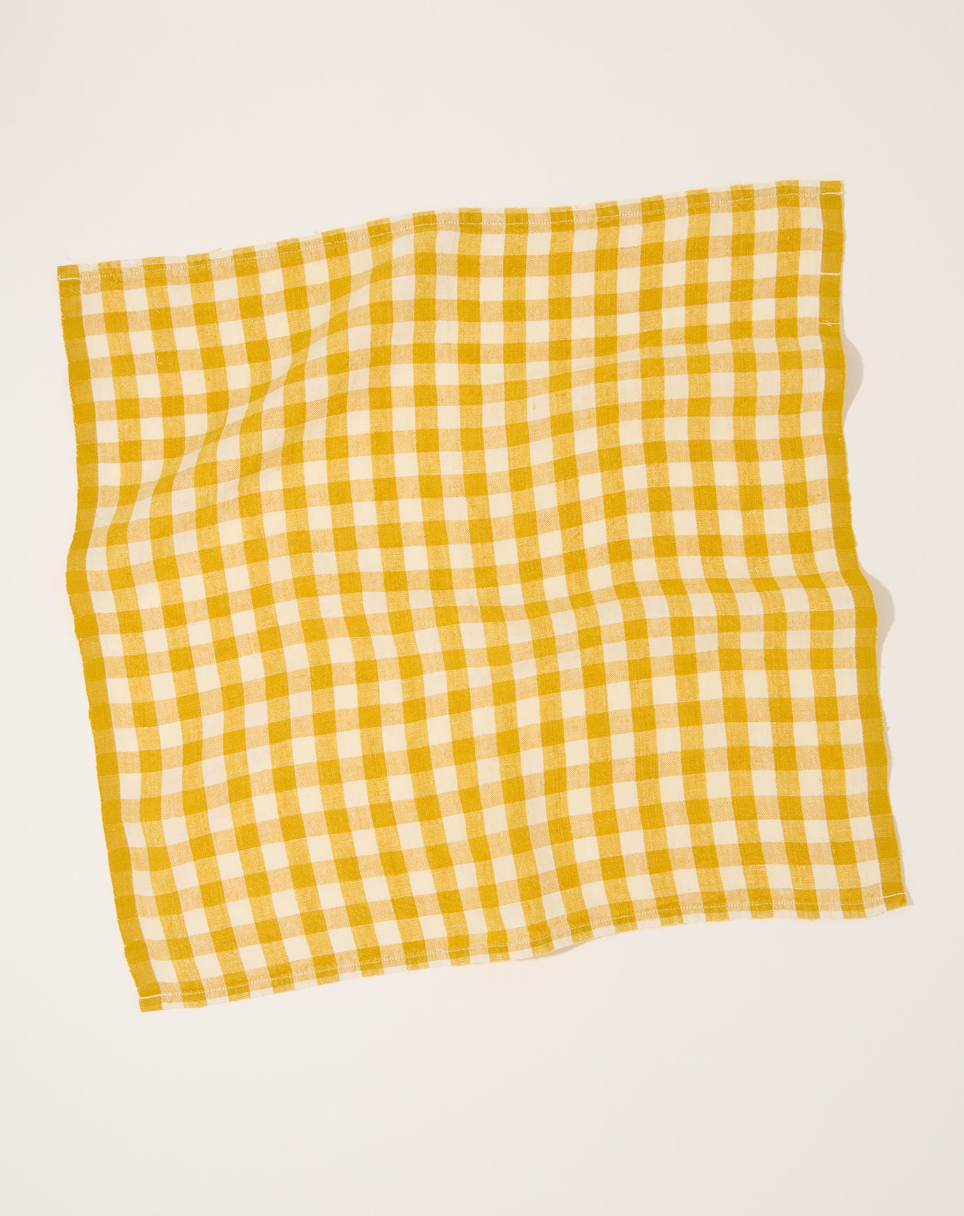 Caravan Picnic Napkins in Mustard, Set of Four