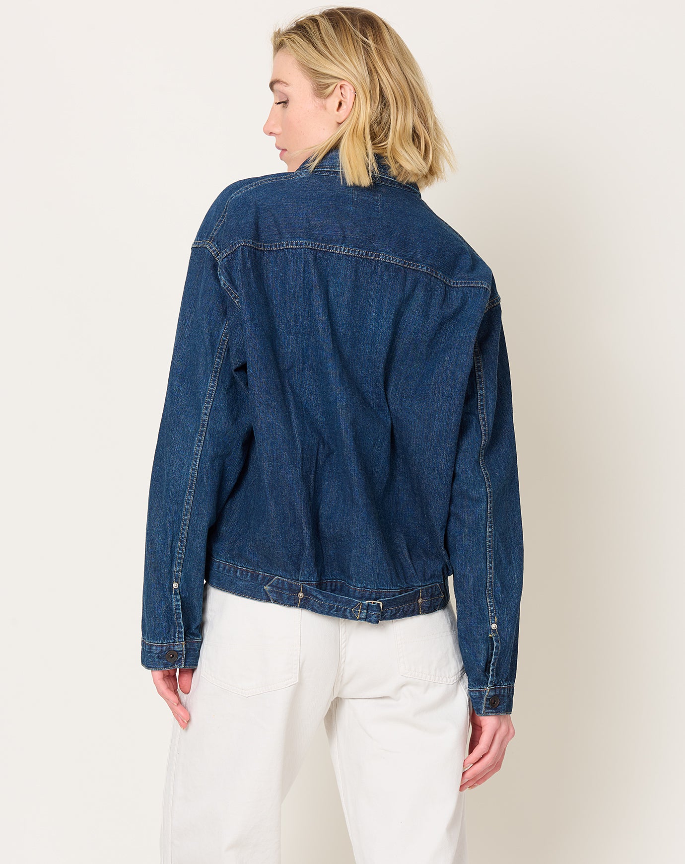 Chimala Denim Truck Jacket in Dark Wash