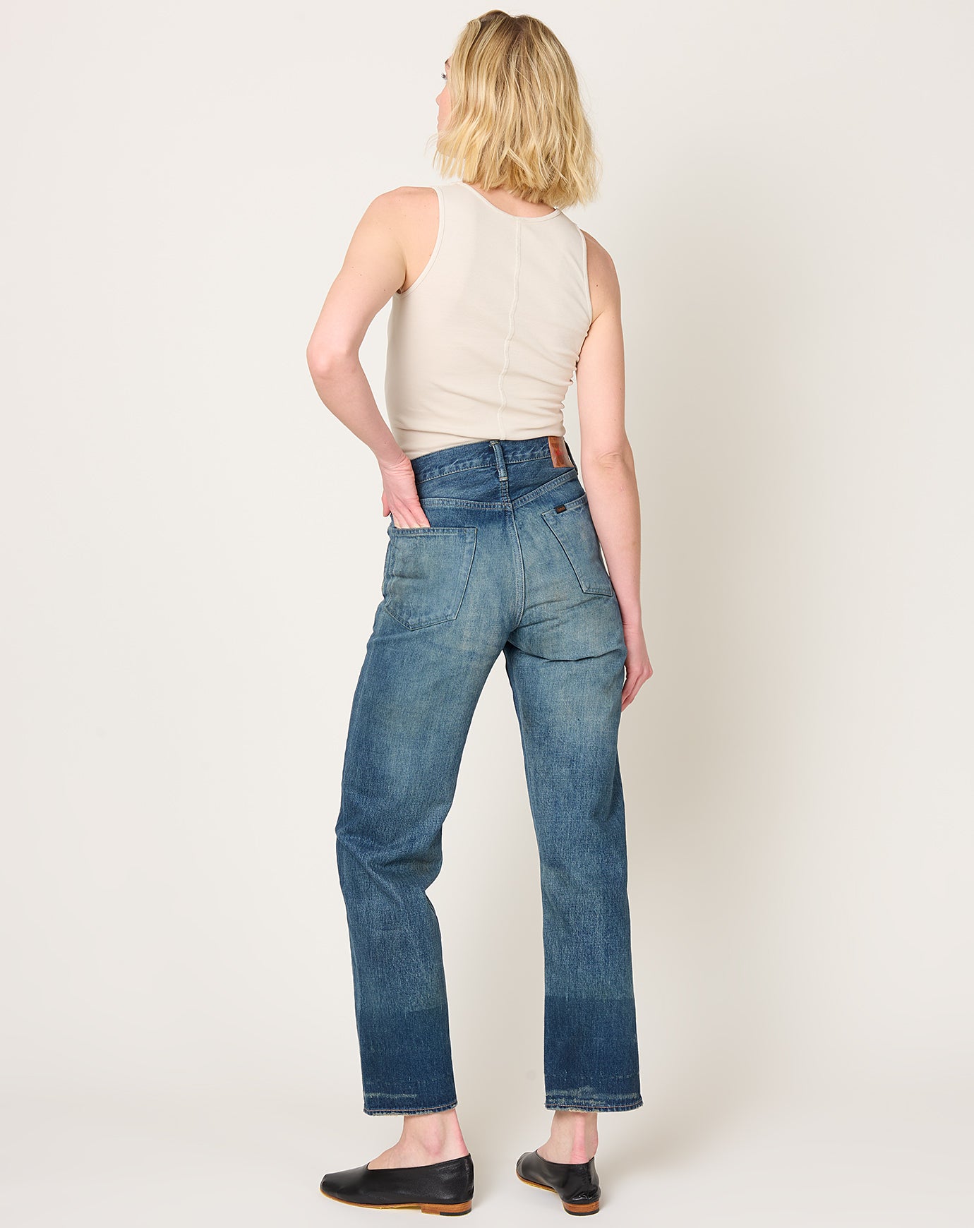 Chimala Selvedge Denim Straight Cut in Dark Engineer