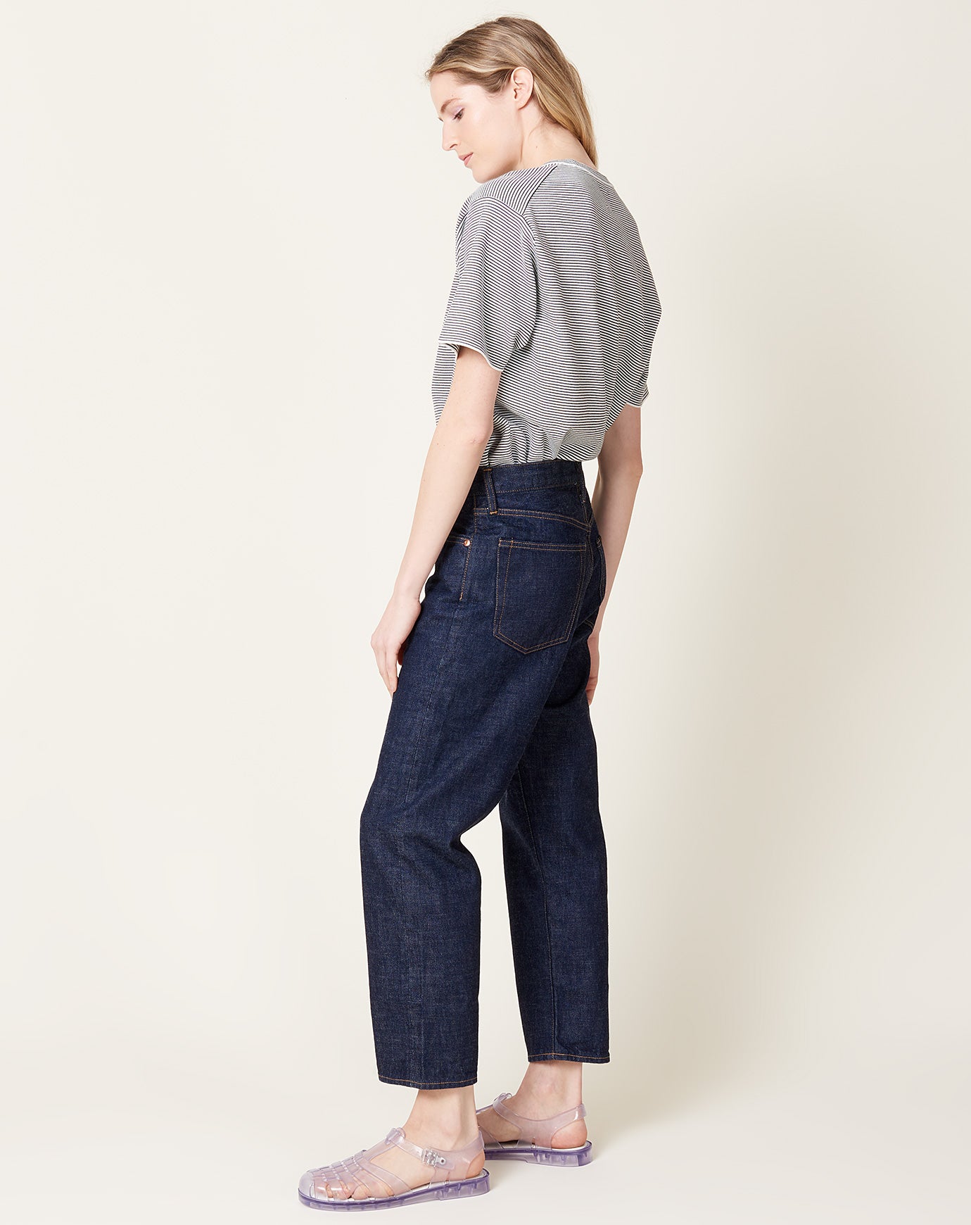 Chimala Selvedge Denim Wide Taper Cut in Rinse