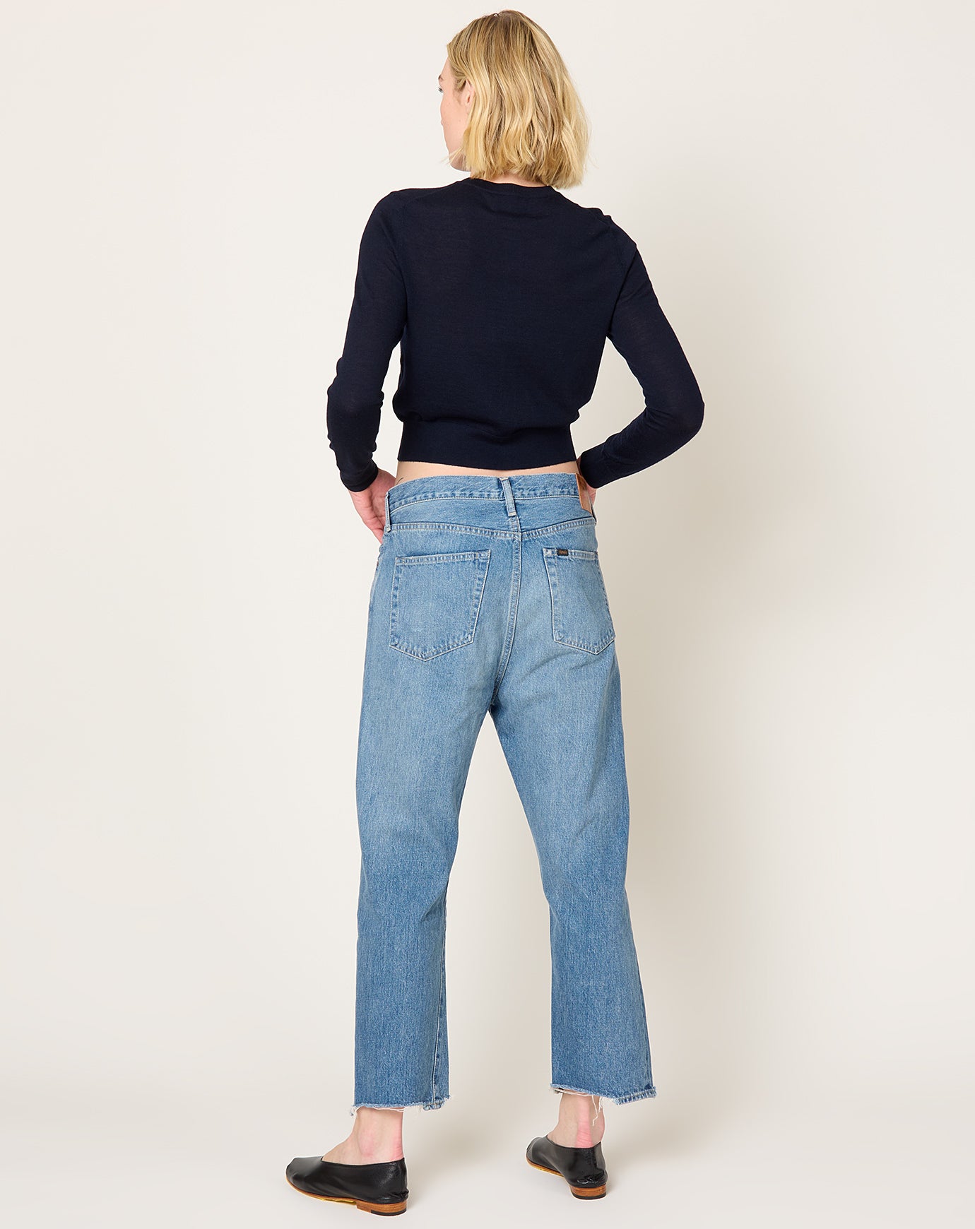 Chimala Selvedge Denim Wide Taper Cut in Vintage Light