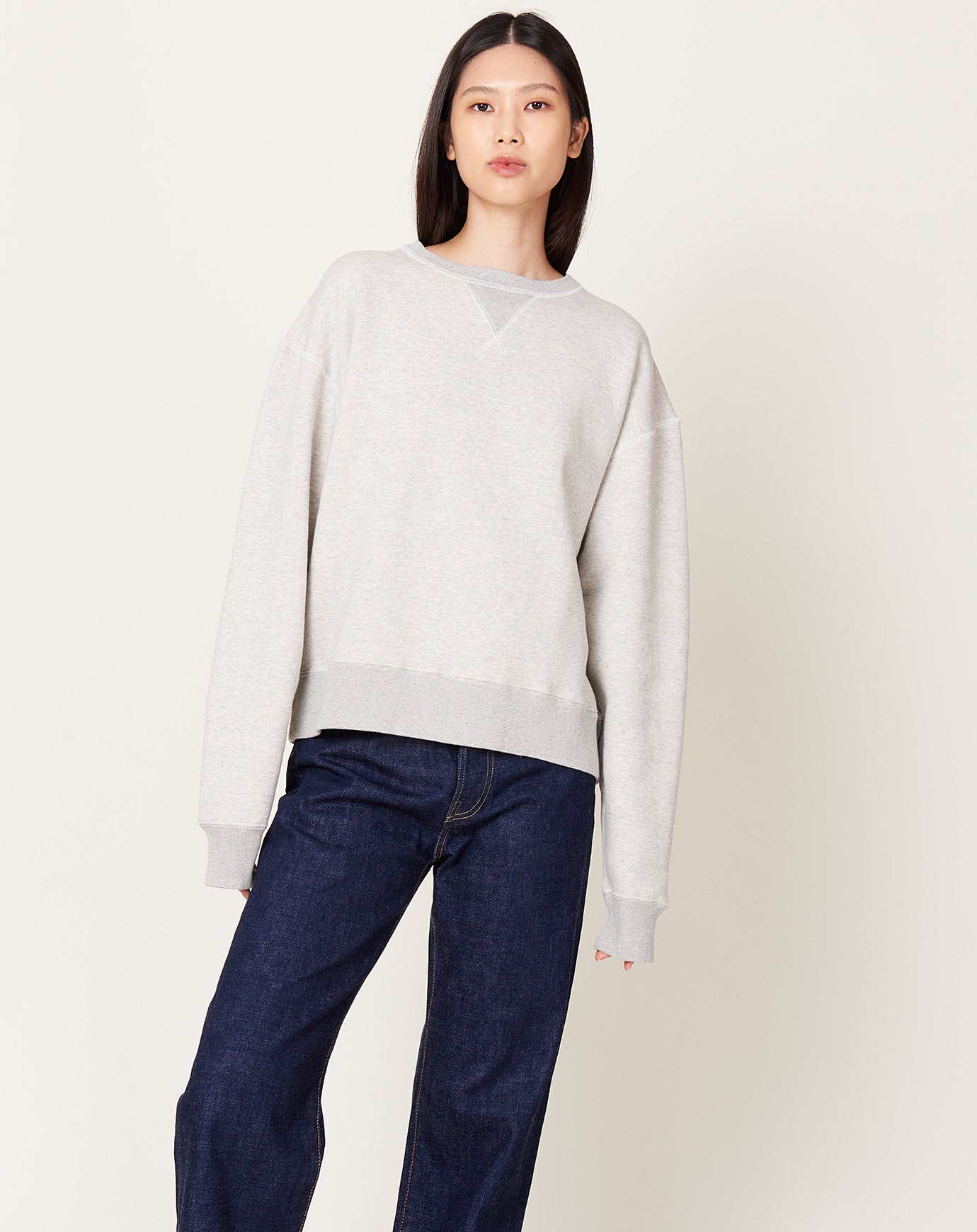 Chimala Vintage Crew Sweat in Grey