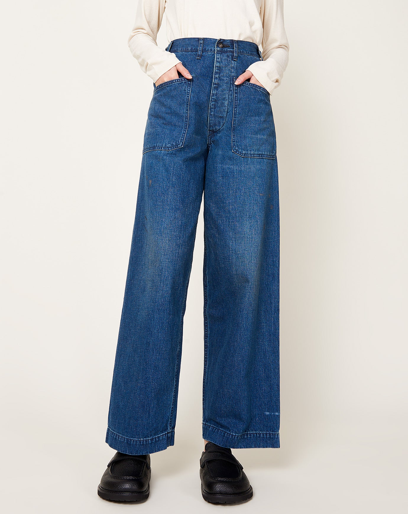 Chimala Denim Deck Trouser in Indigo