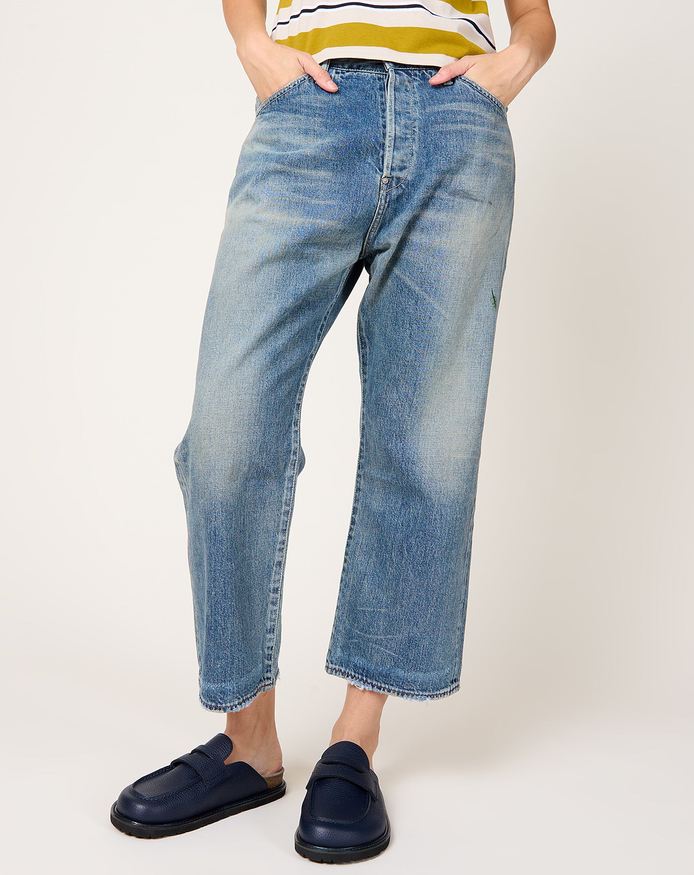 Chimala Selvedge Denim Baggy Cut in Vintage Medium