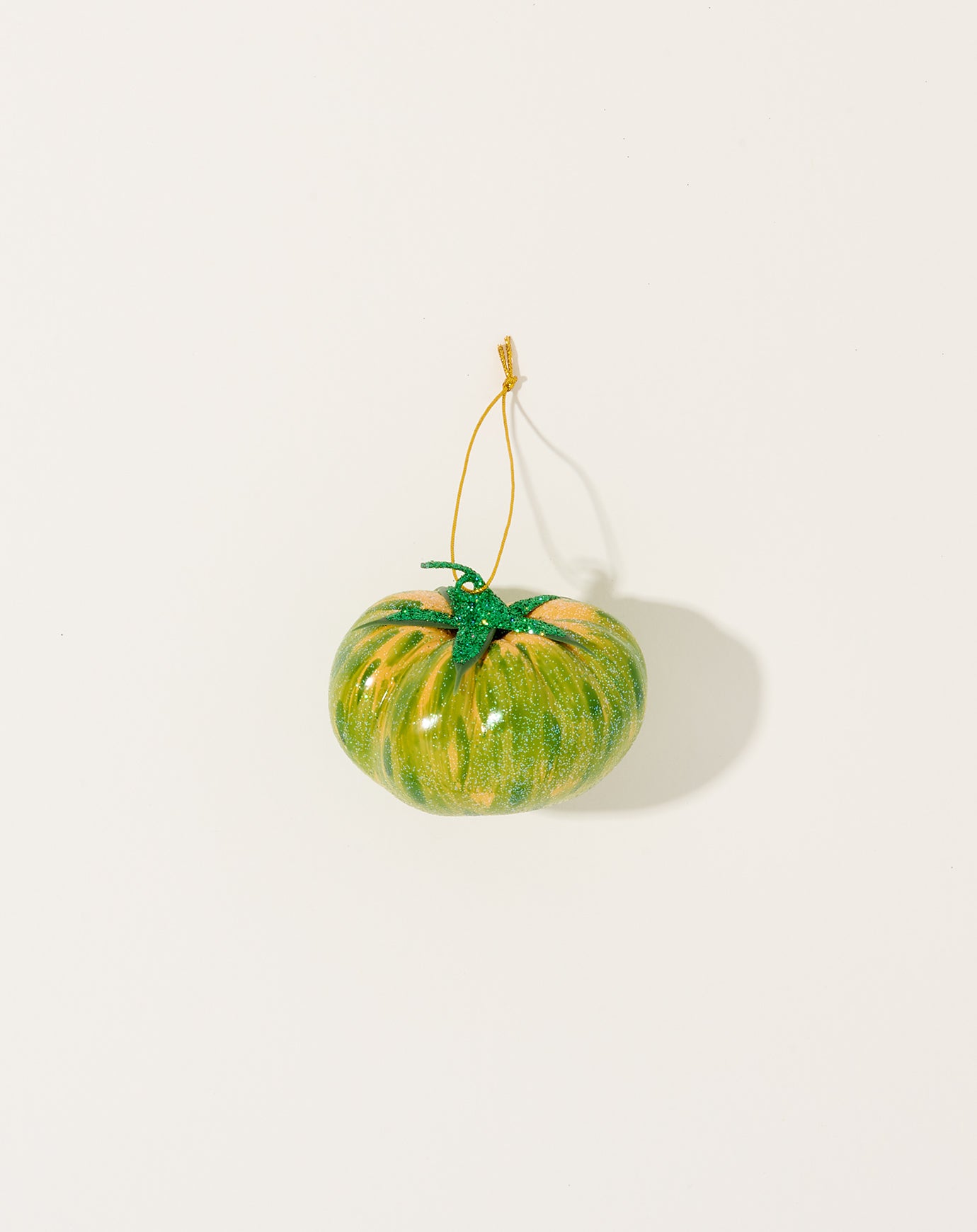 Cody Foster Green Zebra Tomato Ornament