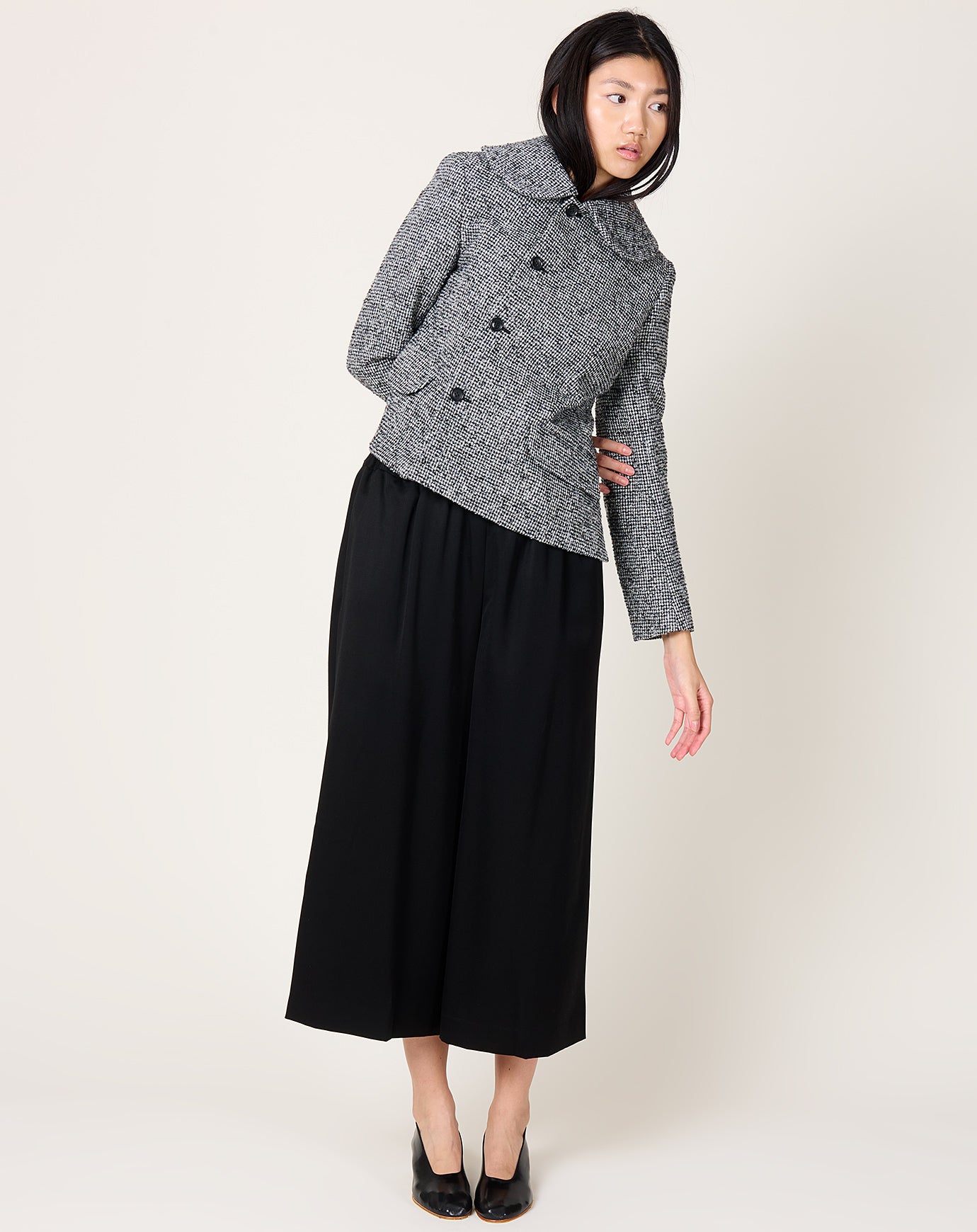 Comme des Garçons Comme des Garçons Asymmetric Herringbone Jacket