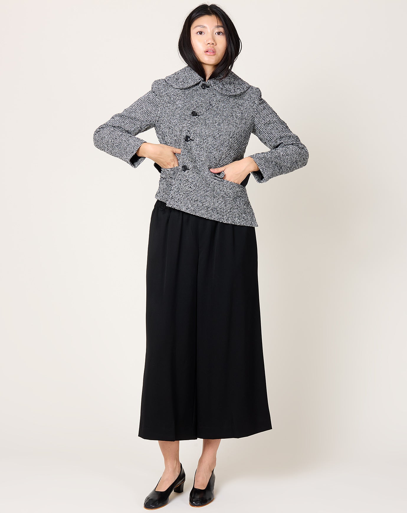 Comme des Garçons Comme des Garçons Asymmetric Herringbone Jacket