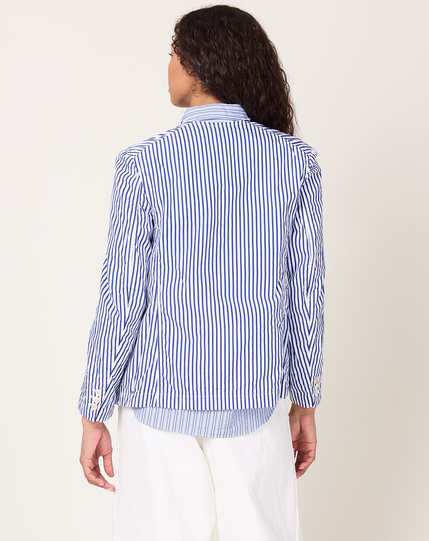 Comme des Garçons Comme des Garçons Striped Cotton Jacket