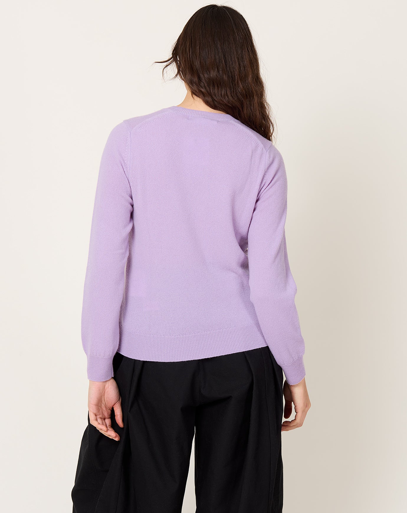 Comme des Garçons Comme des Garçons Cashmere Crewneck in Purple