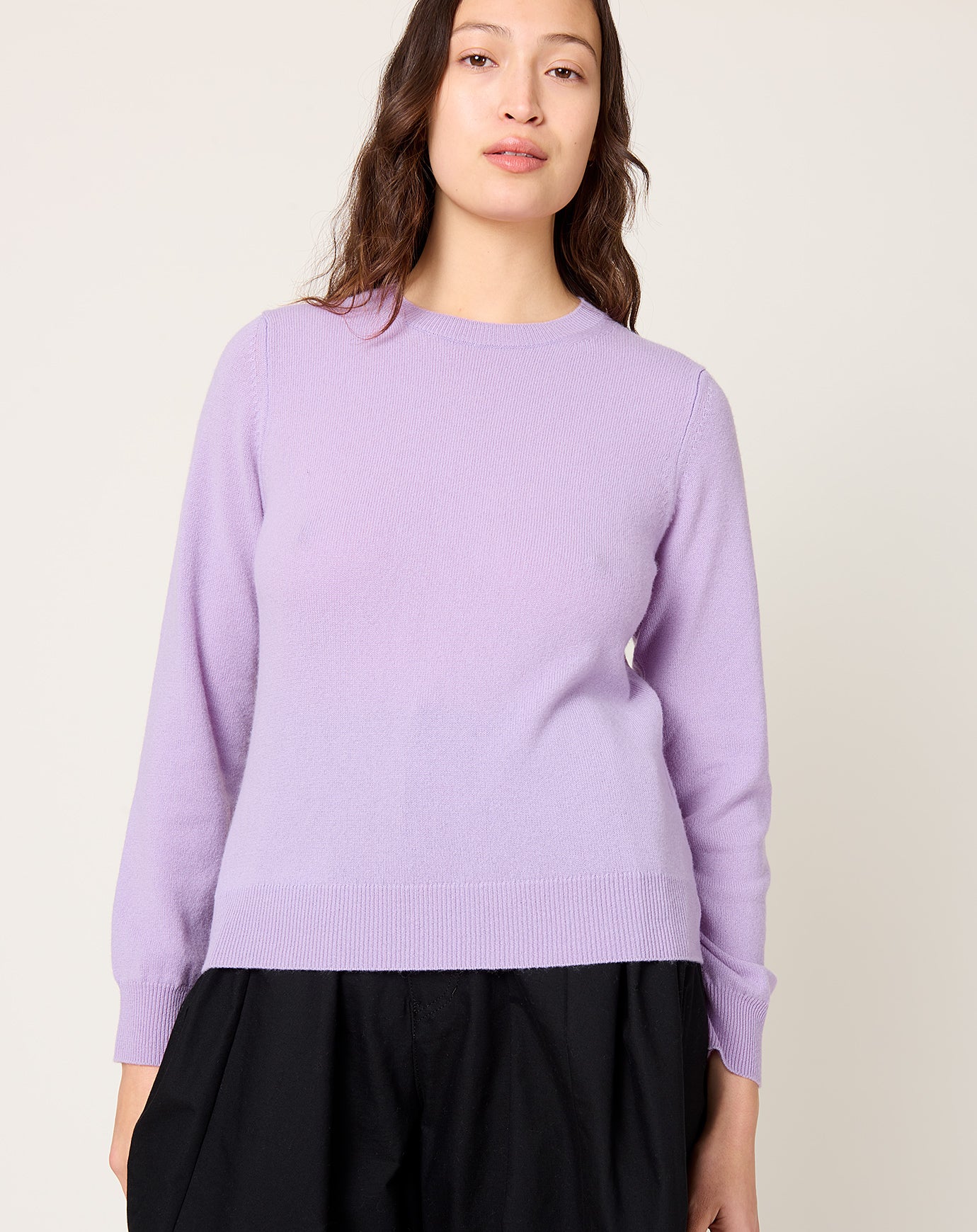 Comme des Garçons Comme des Garçons Cashmere Crewneck in Purple
