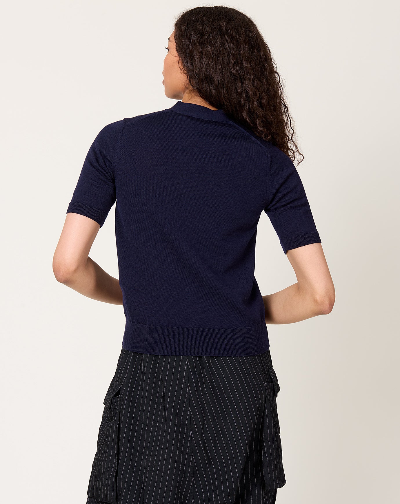 Comme des Garçons Comme des Garçons Short Sleeve Cardigan in Navy