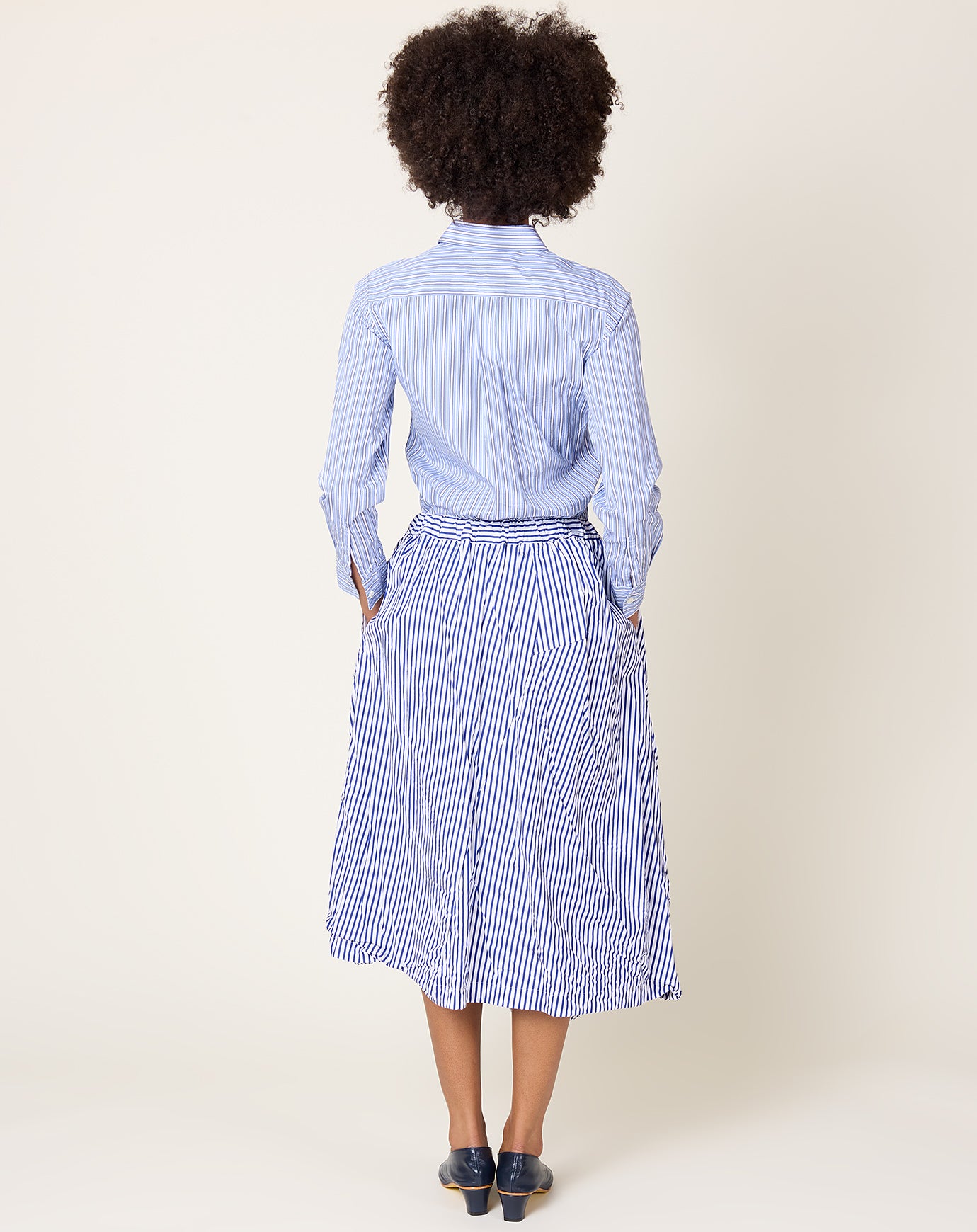 Comme des Garçons Comme des Garçons Striped Cotton Skirt