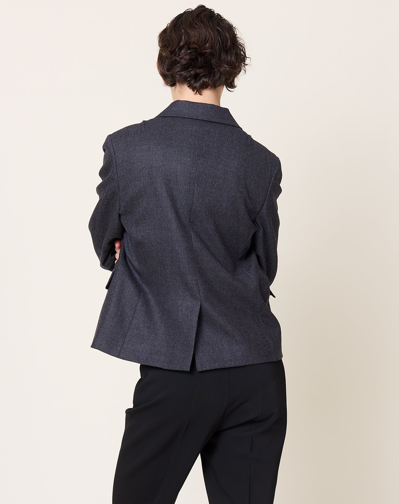 Comme des Garçons Comme des Garçons Peplum Overshirt in Black