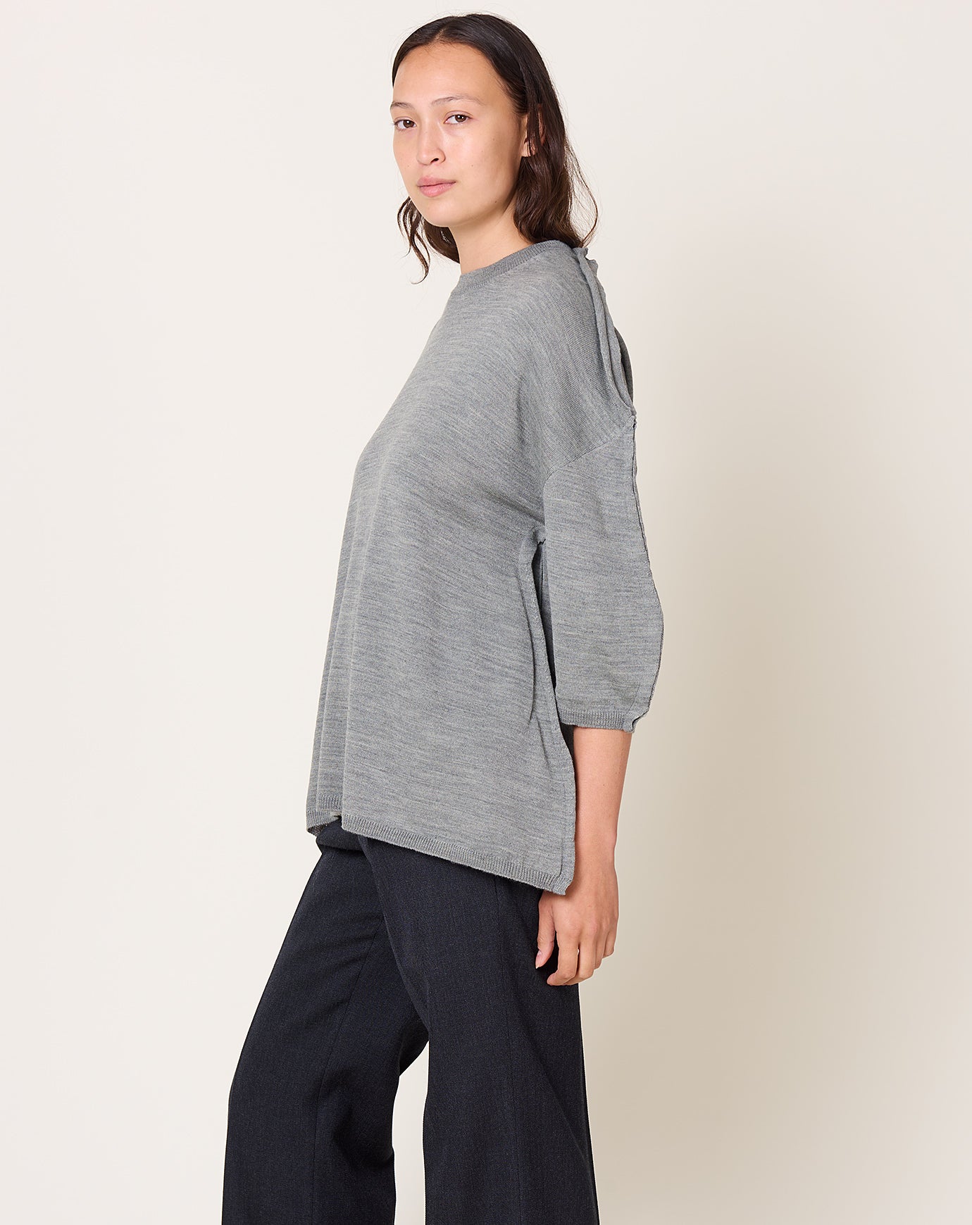 Comme des Garçons Comme des Garçons Askew Seam Pullover in Grey