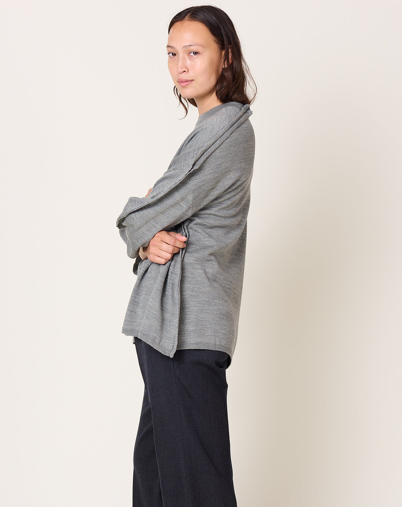 Comme des Garçons Comme des Garçons Askew Seam Pullover in Grey