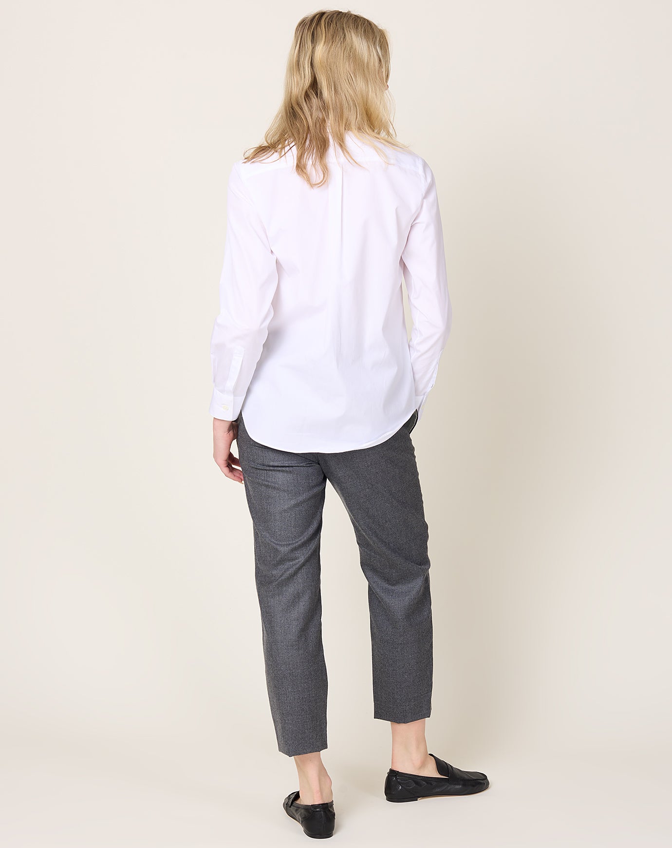 Comme des Garçons Comme des Garçons Wool Saxony Slim Pant in Medium Grey