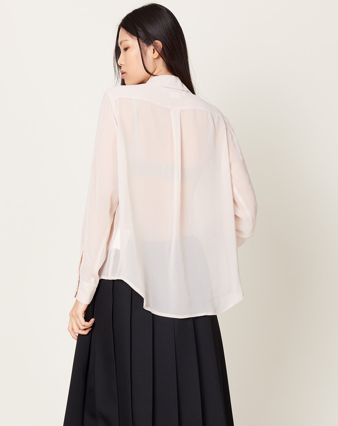 Comme des Garçons Comme des Garçons Ruffle Blouse in Ecru