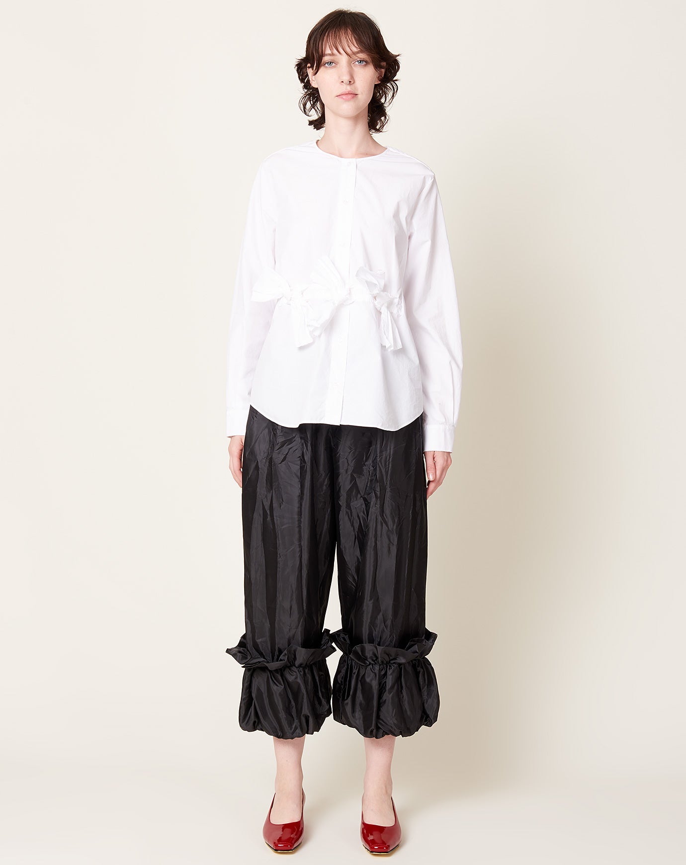 Comme des Garçons Comme des Garçons Frill Pant in Black