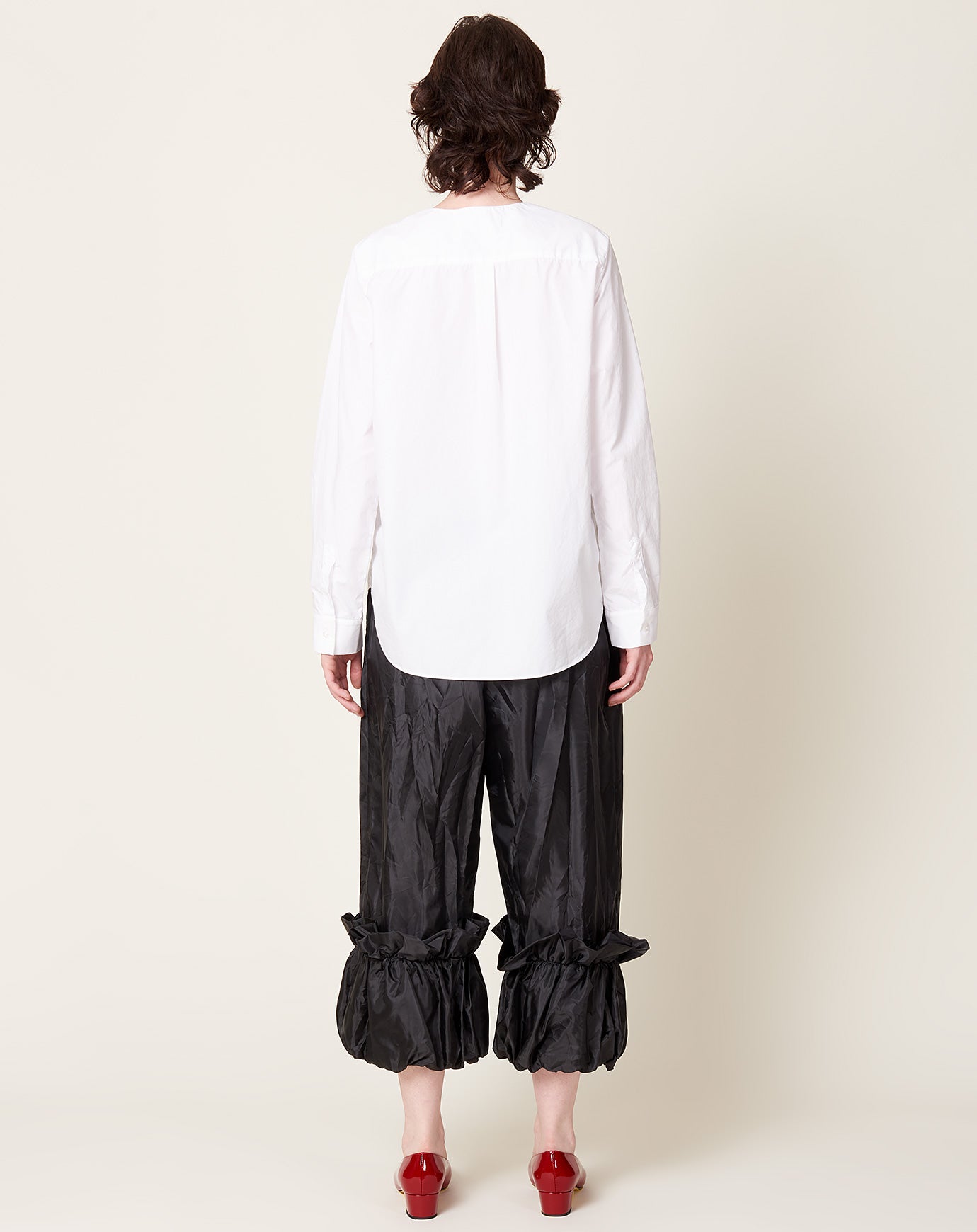 Comme des Garçons Comme des Garçons Frill Pant in Black