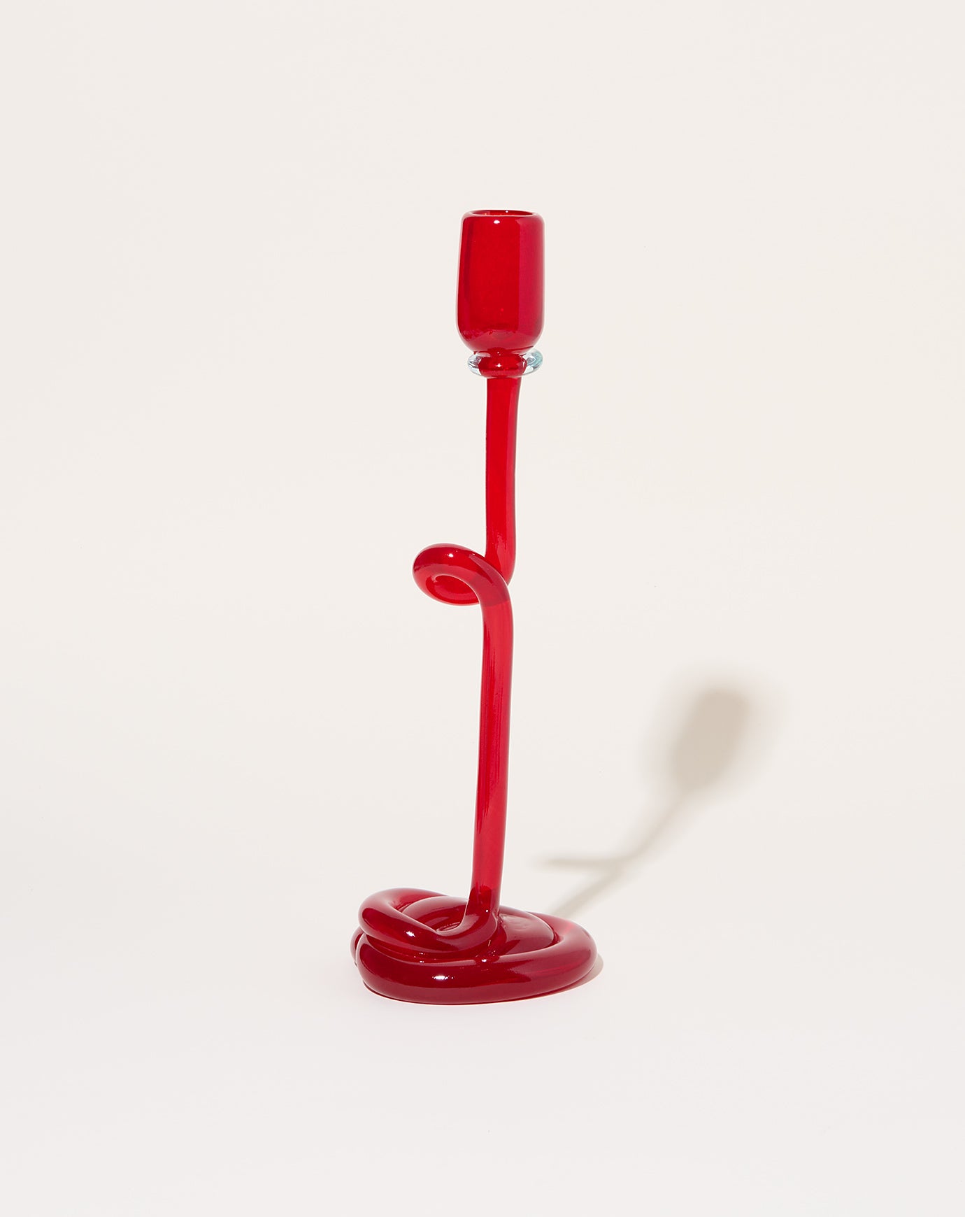 Completedworks Thaw Candlestick in Red