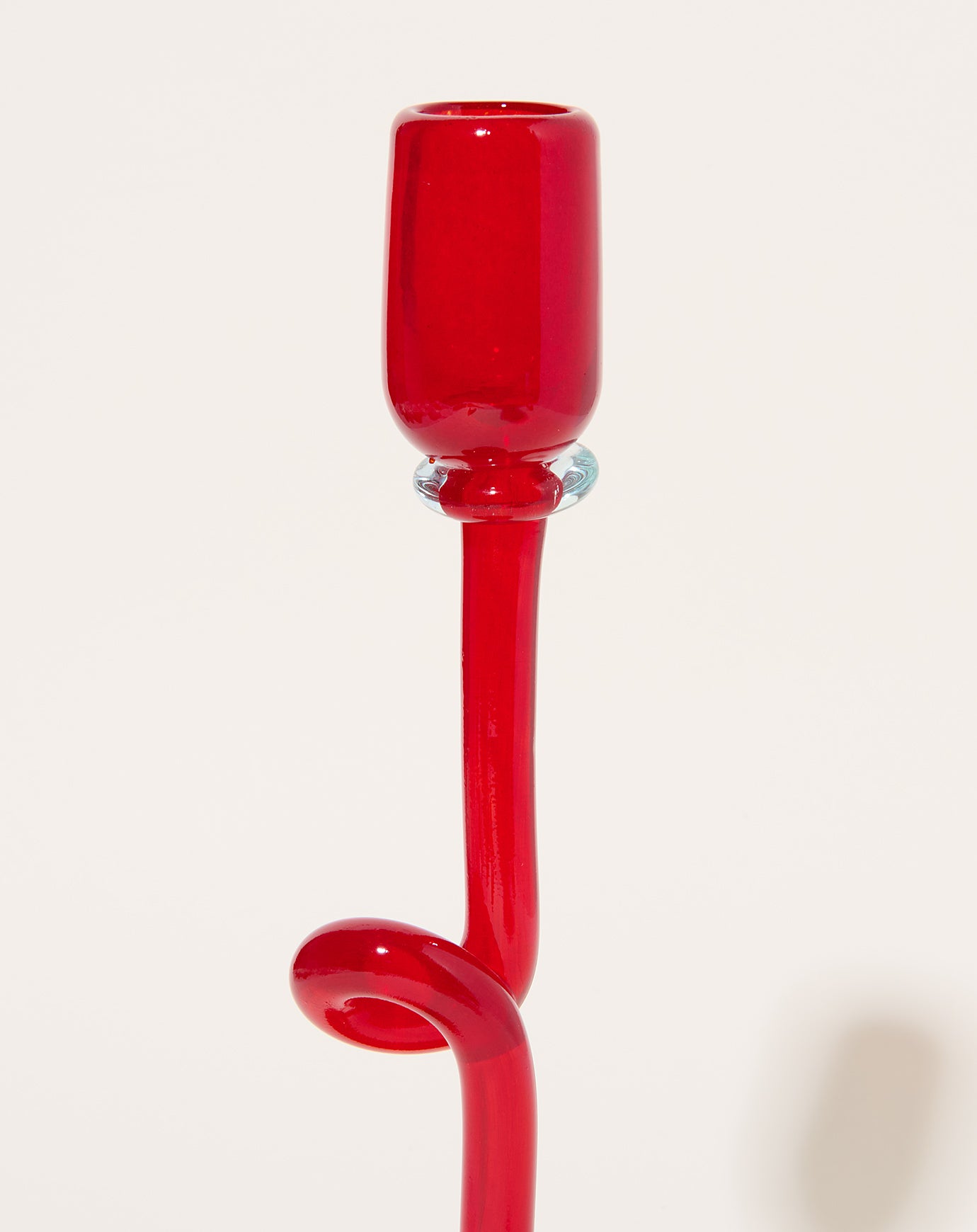 Completedworks Thaw Candlestick in Red