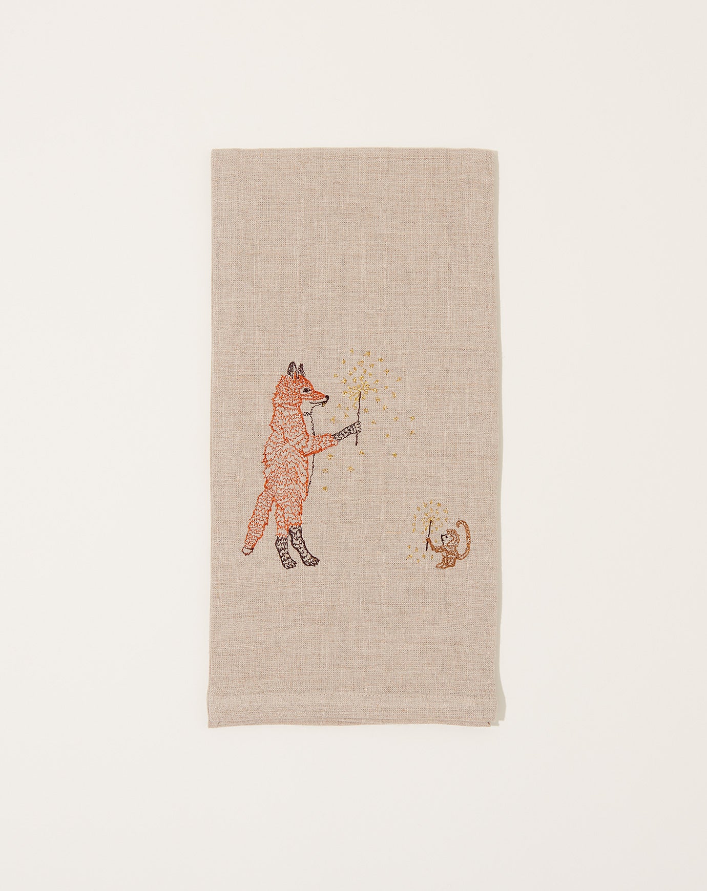 Coral & Tusk Bunny with Mushrooms Tea Towel